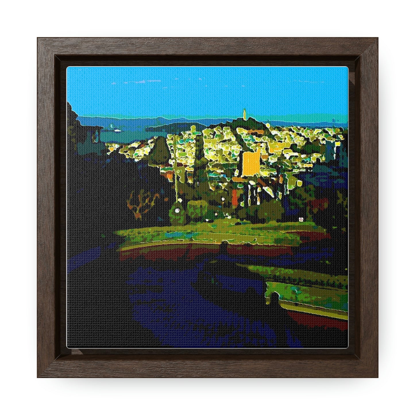 Gallery Canvas Wraps, Square Frame ...  "Lombard Street San Francisco, CA, USA" ... Family Archives 1970's ... Original Works ...