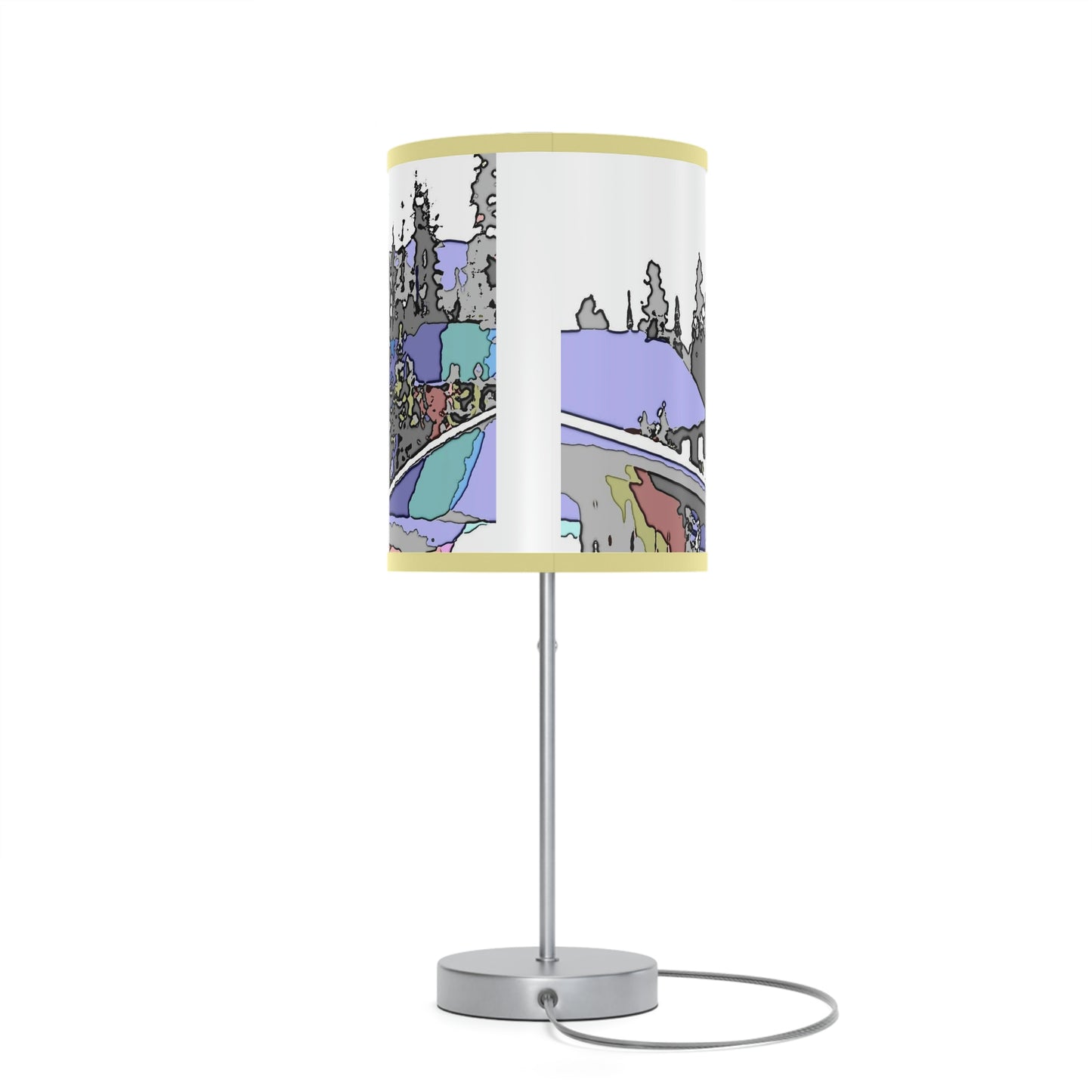 Lamp on a Stand, US|CA plug "A Very Remote Mountain Neighborhood" ... Only Cabins In This Environment ... Cenrtal Idaho ...