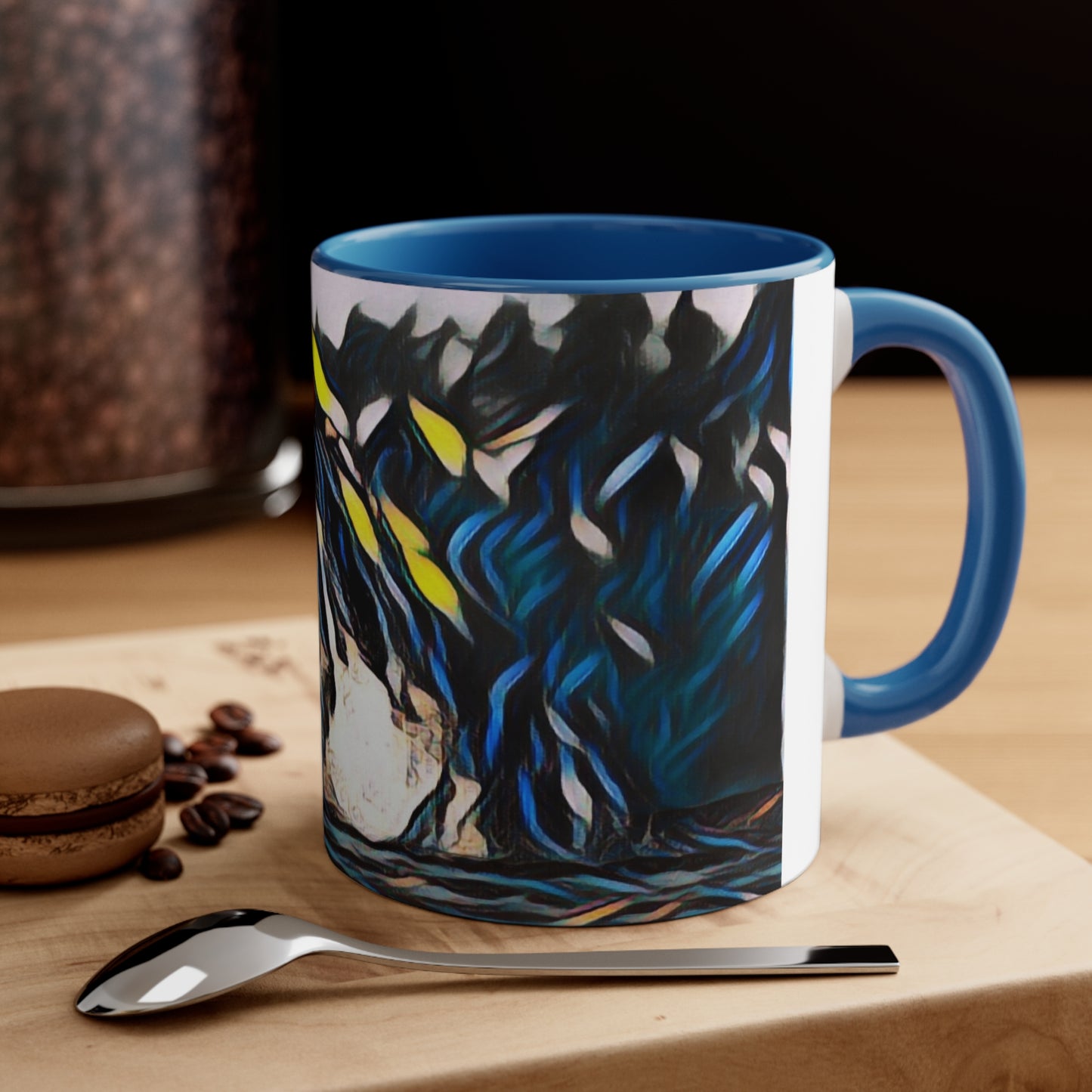 Accent Coffee Mug, 11oz ... "Ken's Favourite Humpback Breach" ... Circa: 21st Century ... Maui, HI ... Original Works ...
