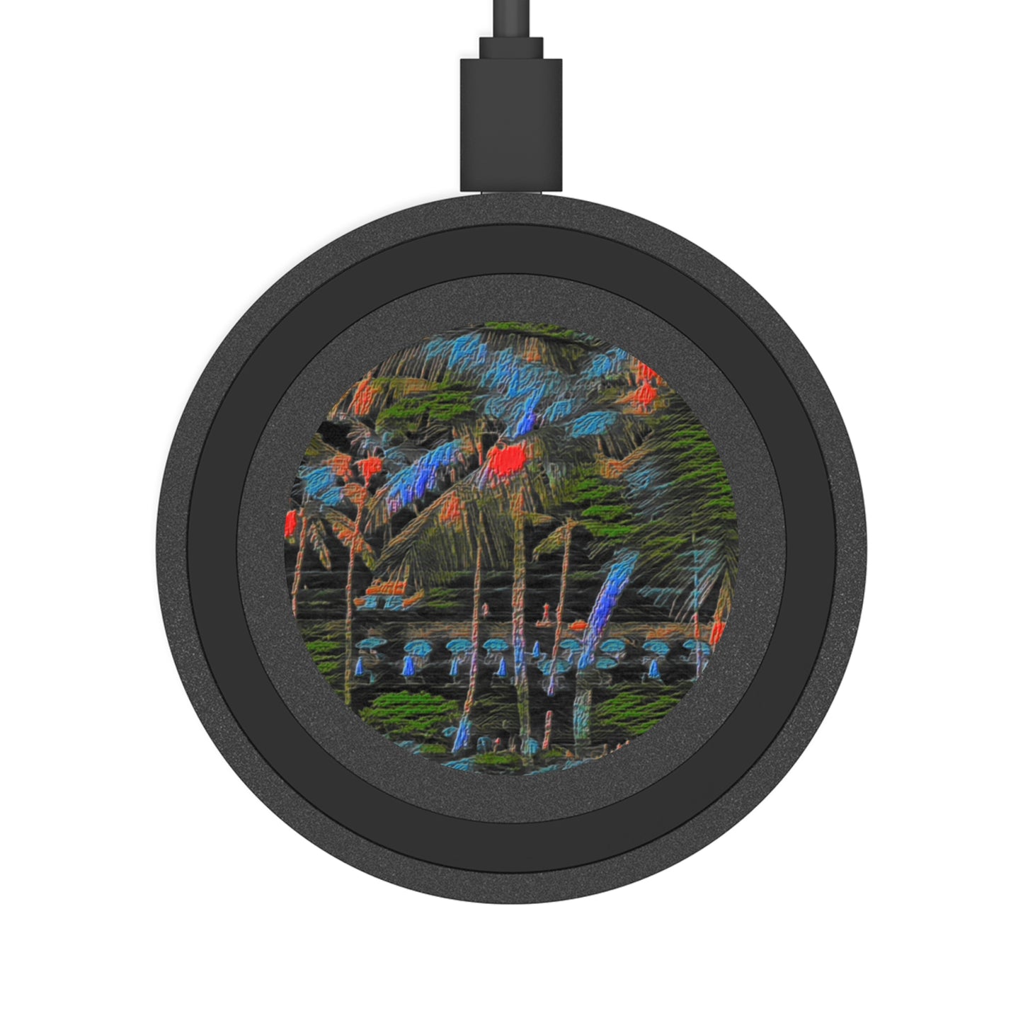Quake Wireless Charging Pad ... "The Royal Hawai'ian: Waikiki Beach_Beach" ... Honolulu, HI ... October 2014 (Halloween) ... Original Works ...