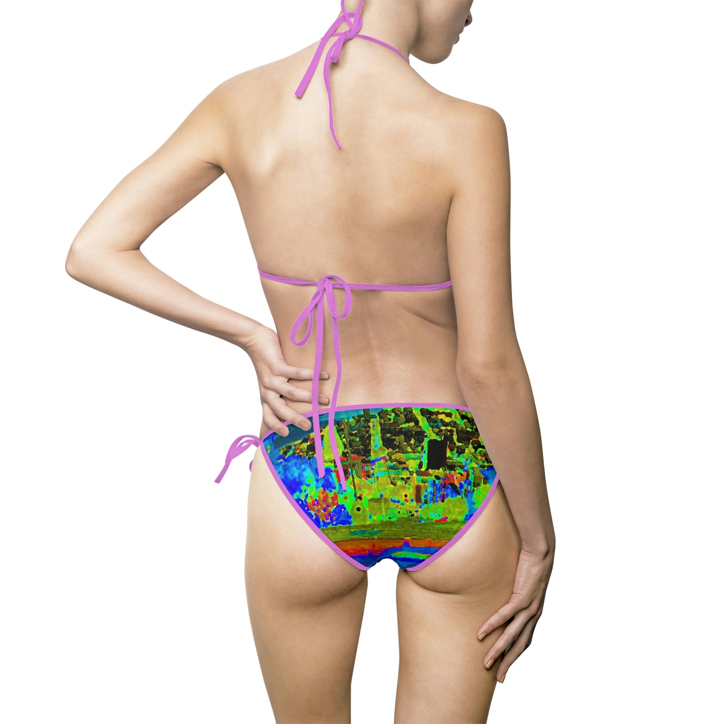 Women's Bikini Swimsuit ..."Lombard Street San Francisco, CA, USA" ... Family Archives 1970's ... Original Works ...