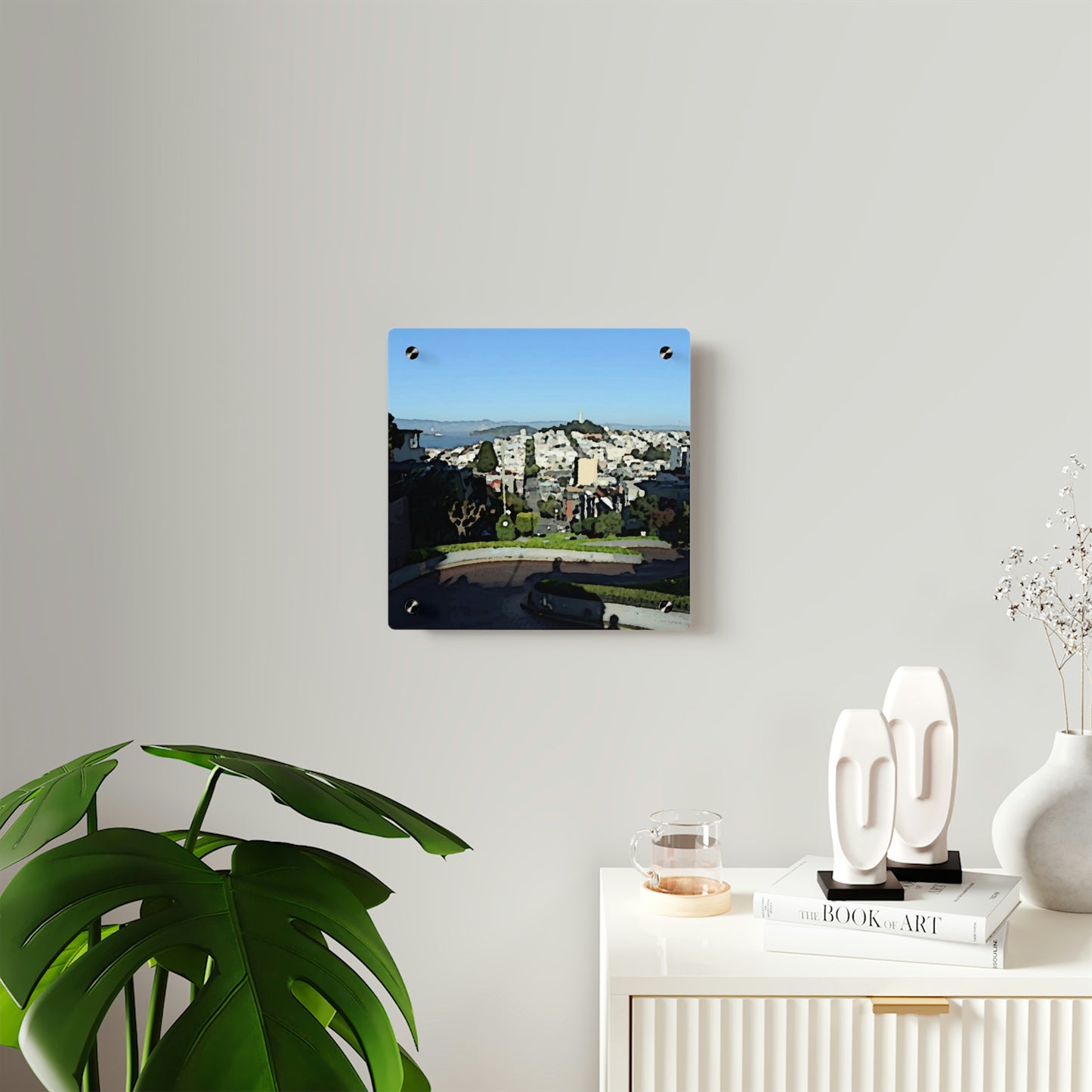 Acrylic Wall Art Panels ... "Lombard Street San Francisco, CA, USA" ... Family Archives 1970's ... Original Works ...