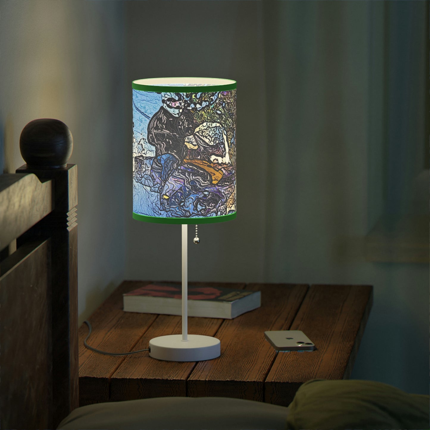 Lamp on a Stand, US|CA plug ... Blasting Through-The-Powder ... 'Central Idaho Mounains ... ' 2Dec22 ...