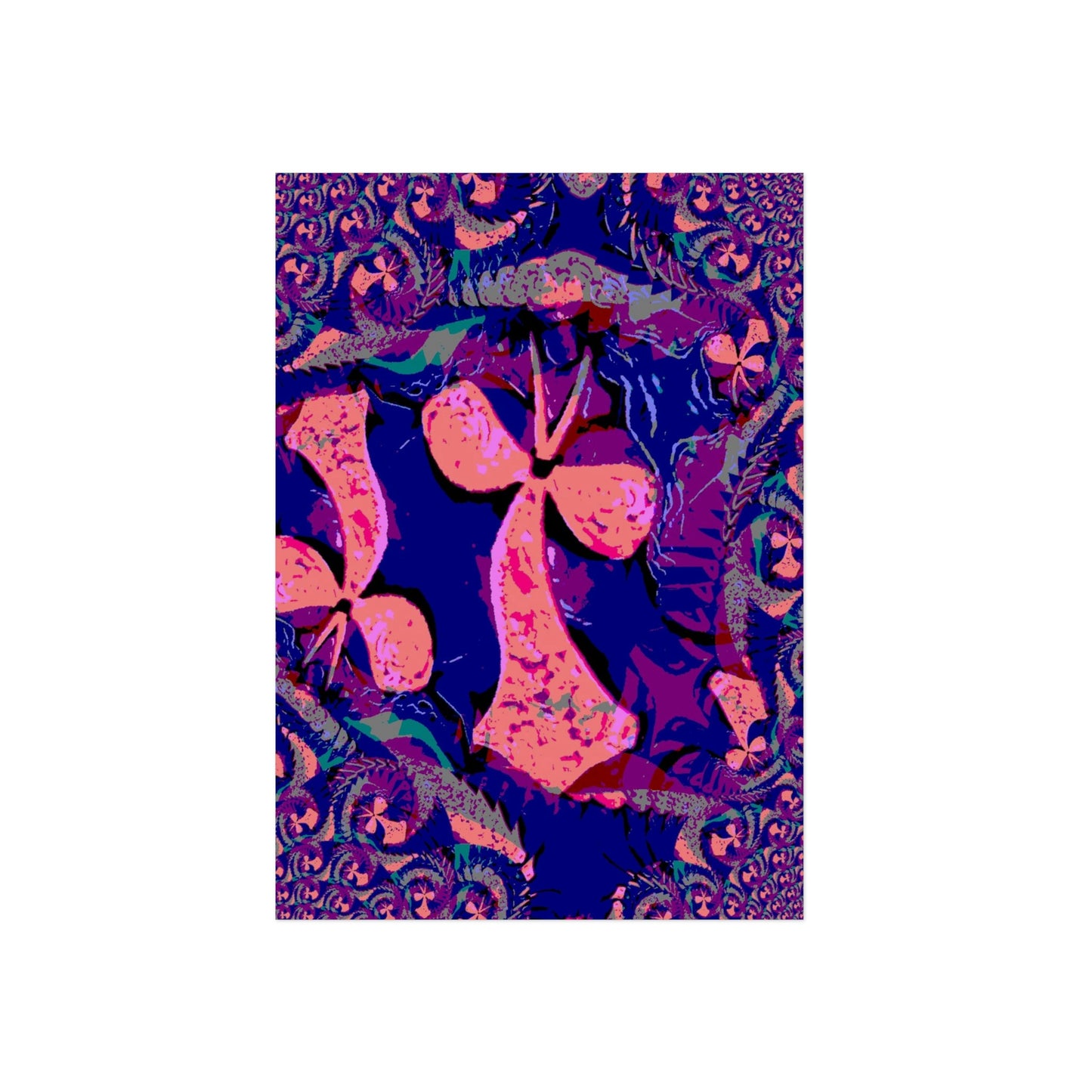 Aluminum Composite Panels ... "A Model's Showcase & Photo-Shoot" ... 'Pink, Purple, Blue ... Pink, Purple, Blue' ... Fractals & Illusions ... Circa Dec 2022 ... Client Portfolio ... Original Works ...