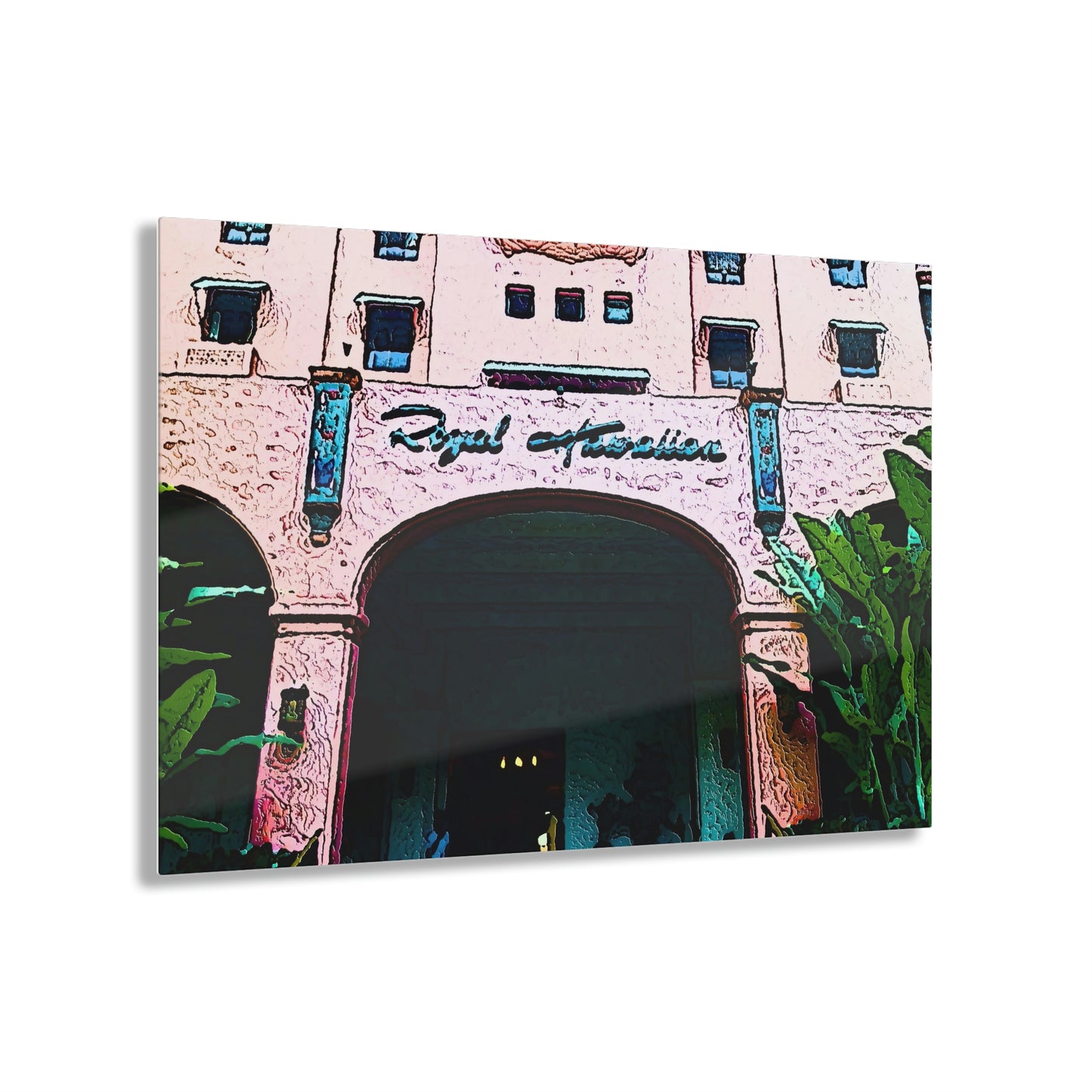 Acrylic Prints ...  "La Grande Entree" At: 'The Pink Palace' ... The Royal Hawai'ian ... Honolulu, HI ... '27Oct2014' ... Original Works ...