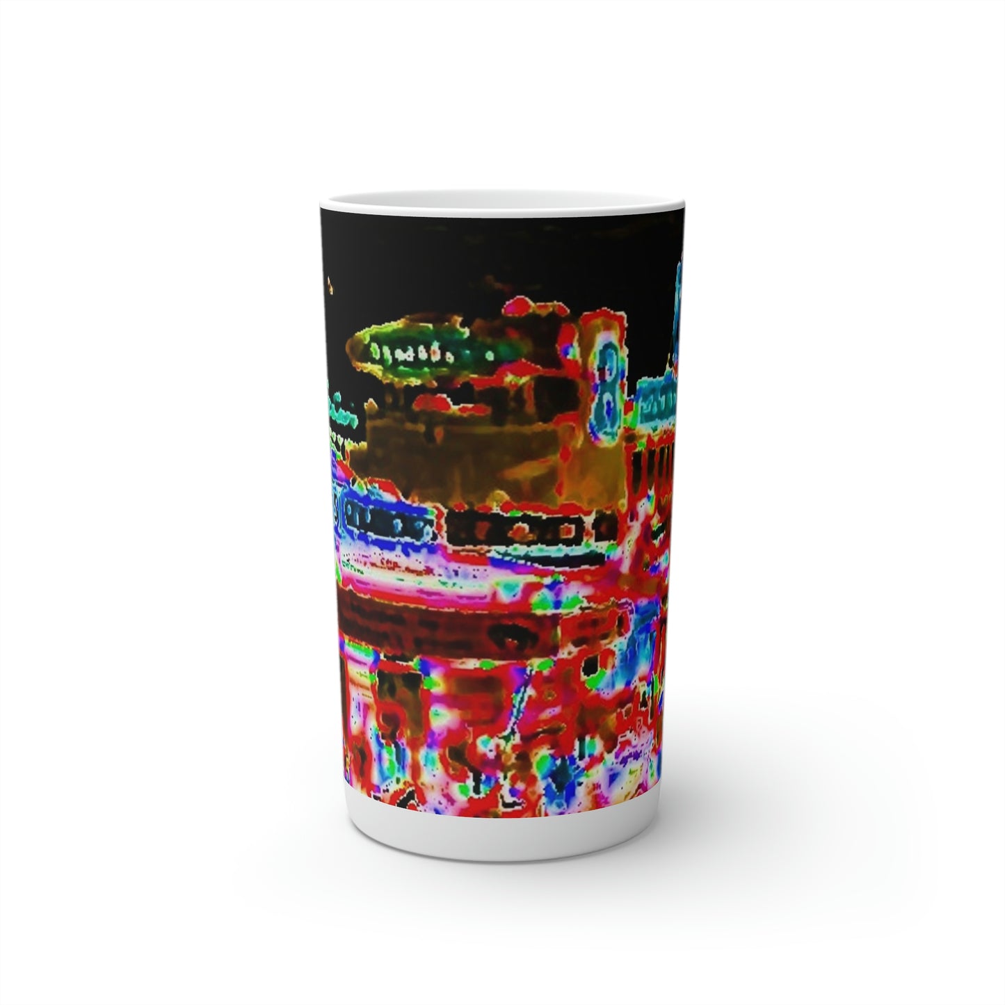Conical Coffee Mugs (3oz, 8oz, 12oz) ... "No.9 Fishermen's Grotto - Fishermen's Wharf, SF, California" ... Family Archives: 1970's ... Original Works ...