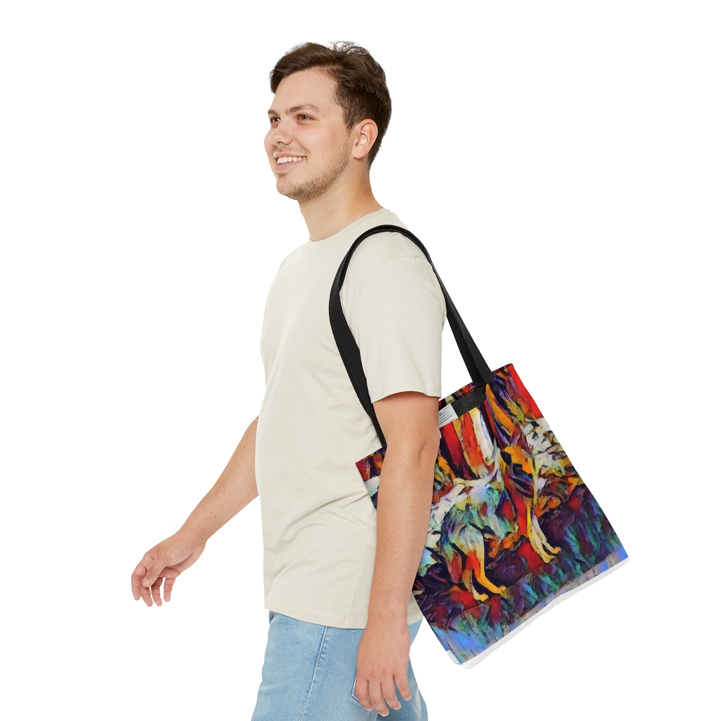 Tote Bag (AOP) ... Coyote ... "Yosemite Valley: Circa May23 ... KPH Base Photo" ... Original Works ...