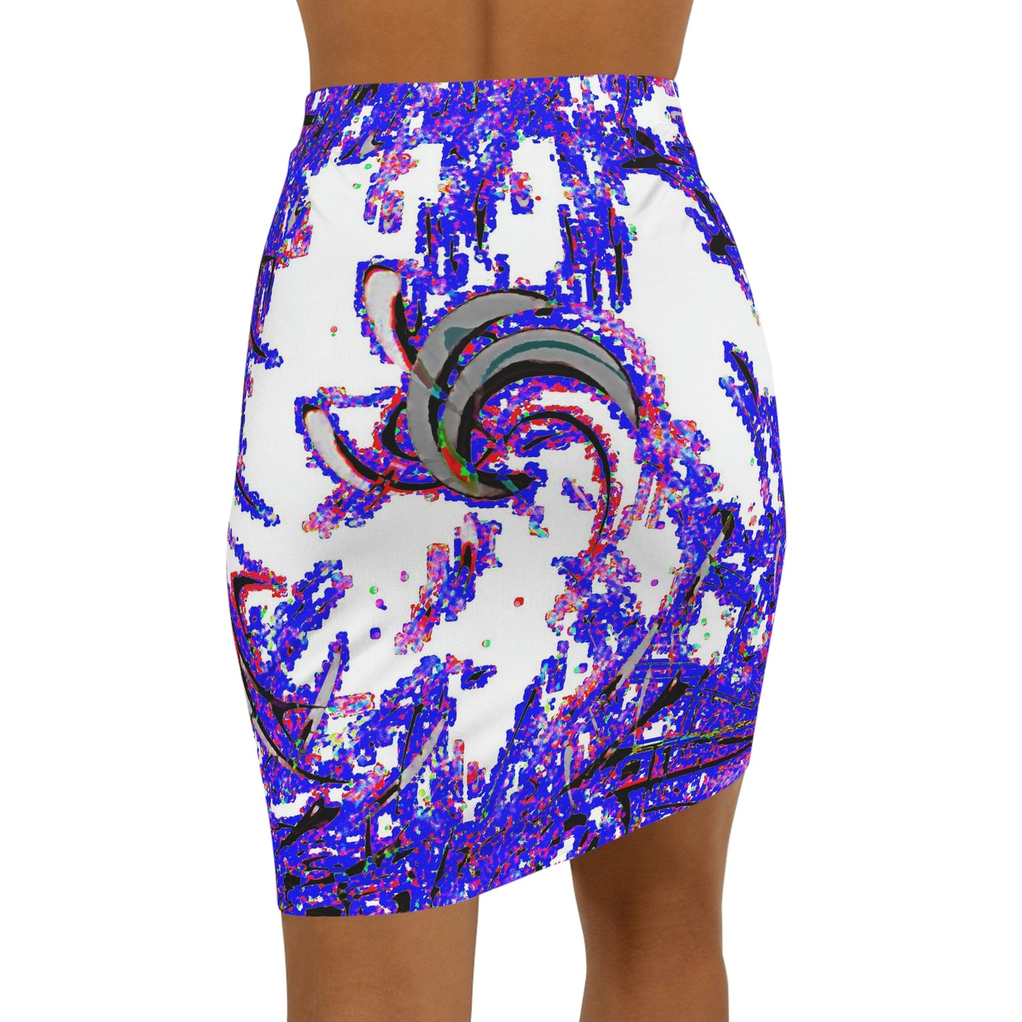 Women's Mini Skirt ... "Waning Moon" ... Central Idaho ... October 2022 ... Rendering Time: 22 Hours ... Original Works ...