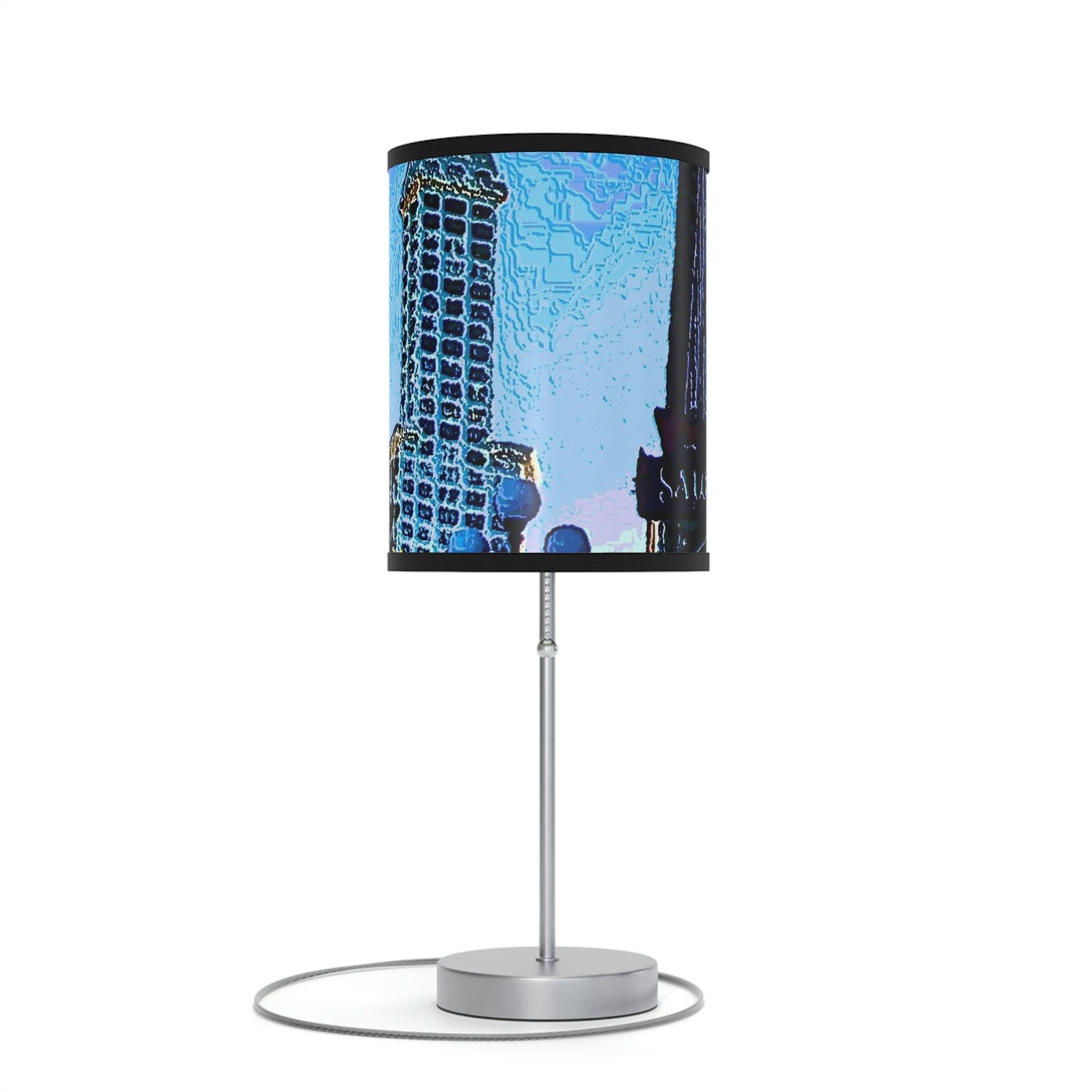 Lamp on a Stand, US|CA plug ...  Pioneer Square & Smith Tower ... 'That World Famous View' ... Colleague Supplied Photo ... Original Works ...