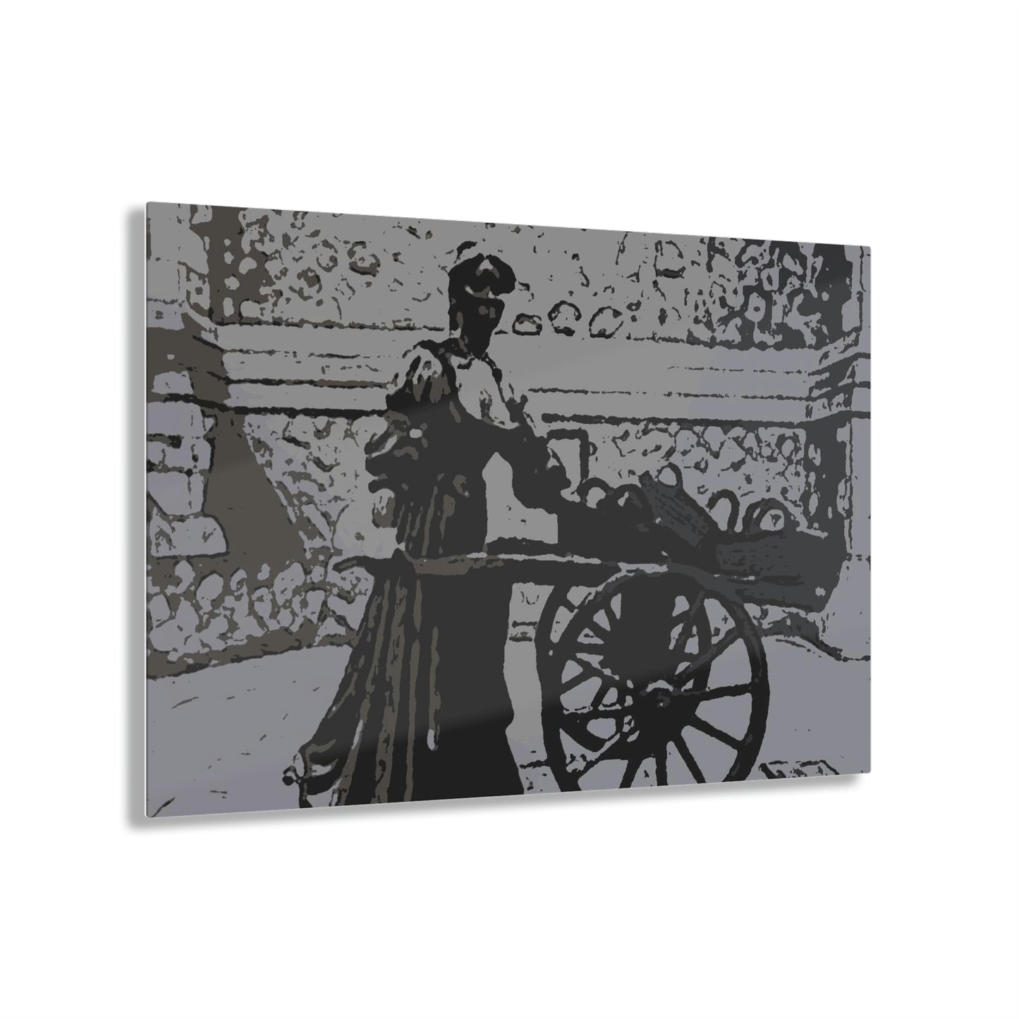 Acrylic Prints ... Dublin's "Molly Malone Along Grafton Street" ... Cryin' Cockels & Muscles Alive-Alive-Oh ... Circa 2003 ... Original Works ...