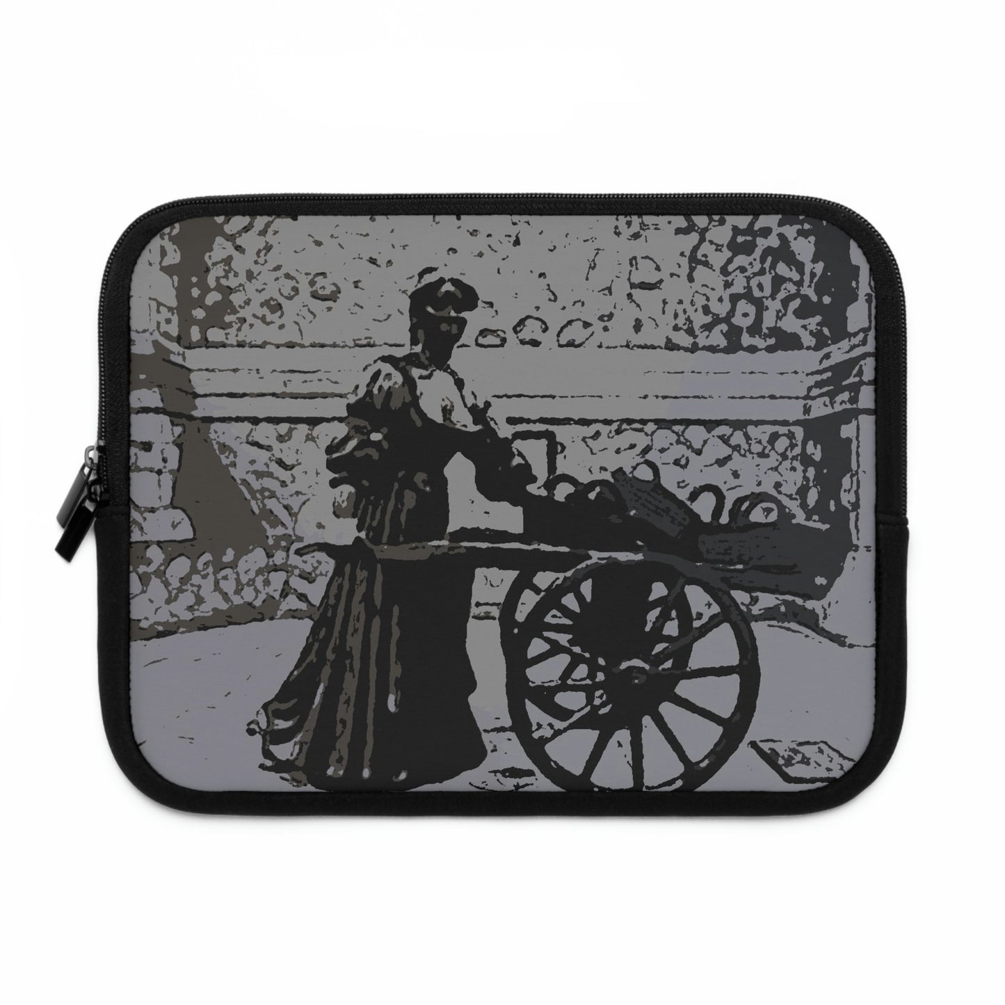 Laptop Sleeve ... Dublin's "Molly Malone Along Grafton Street" ... Cryin' Cockels & Muscles Alive-Alive-Oh ... Circa 2003 ... Original Works ...