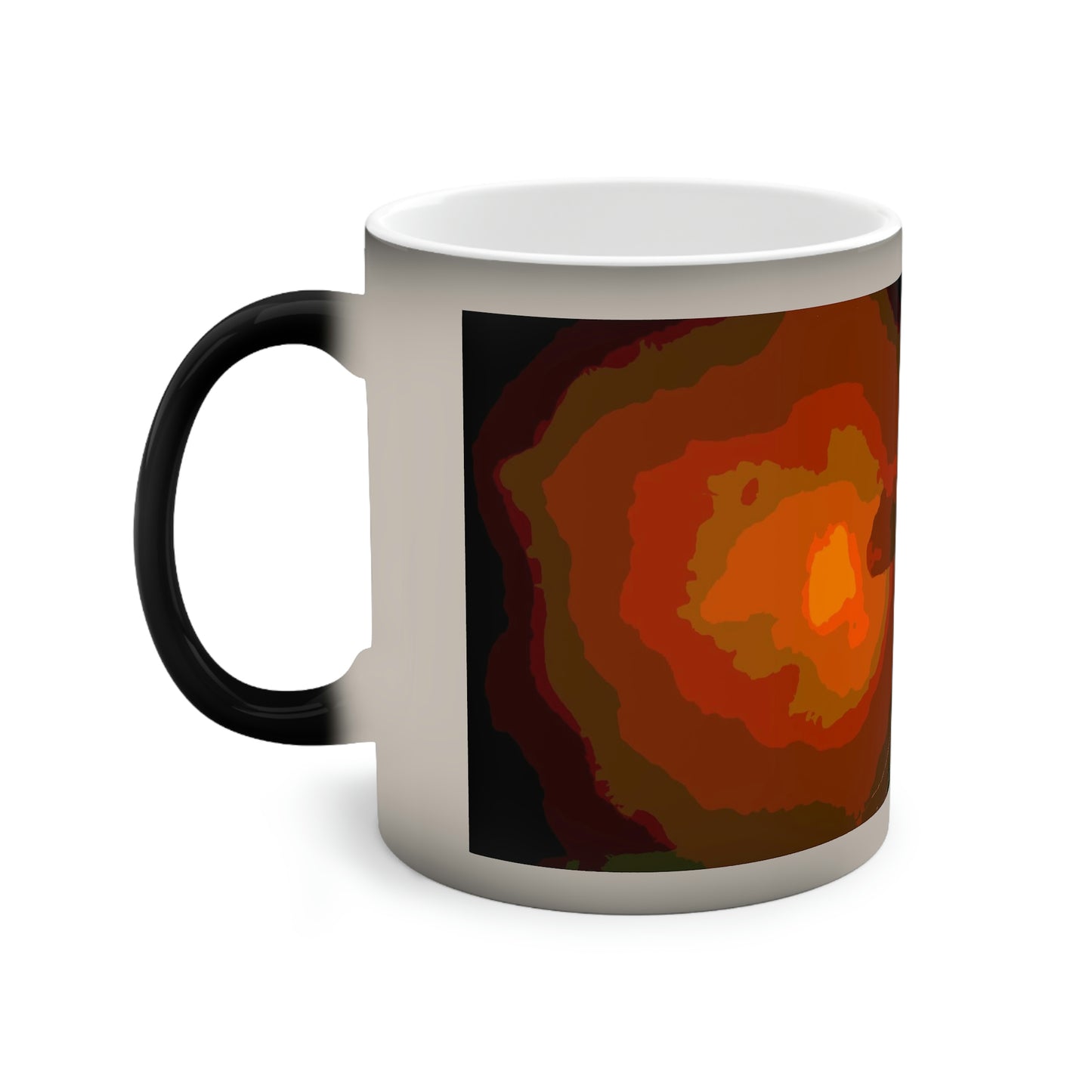 Color-Changing Mug, 11oz ... Ruger .357 Magnum Early-Morning-Target-Practice ... 'Circa April 2022' ... Original Works ...