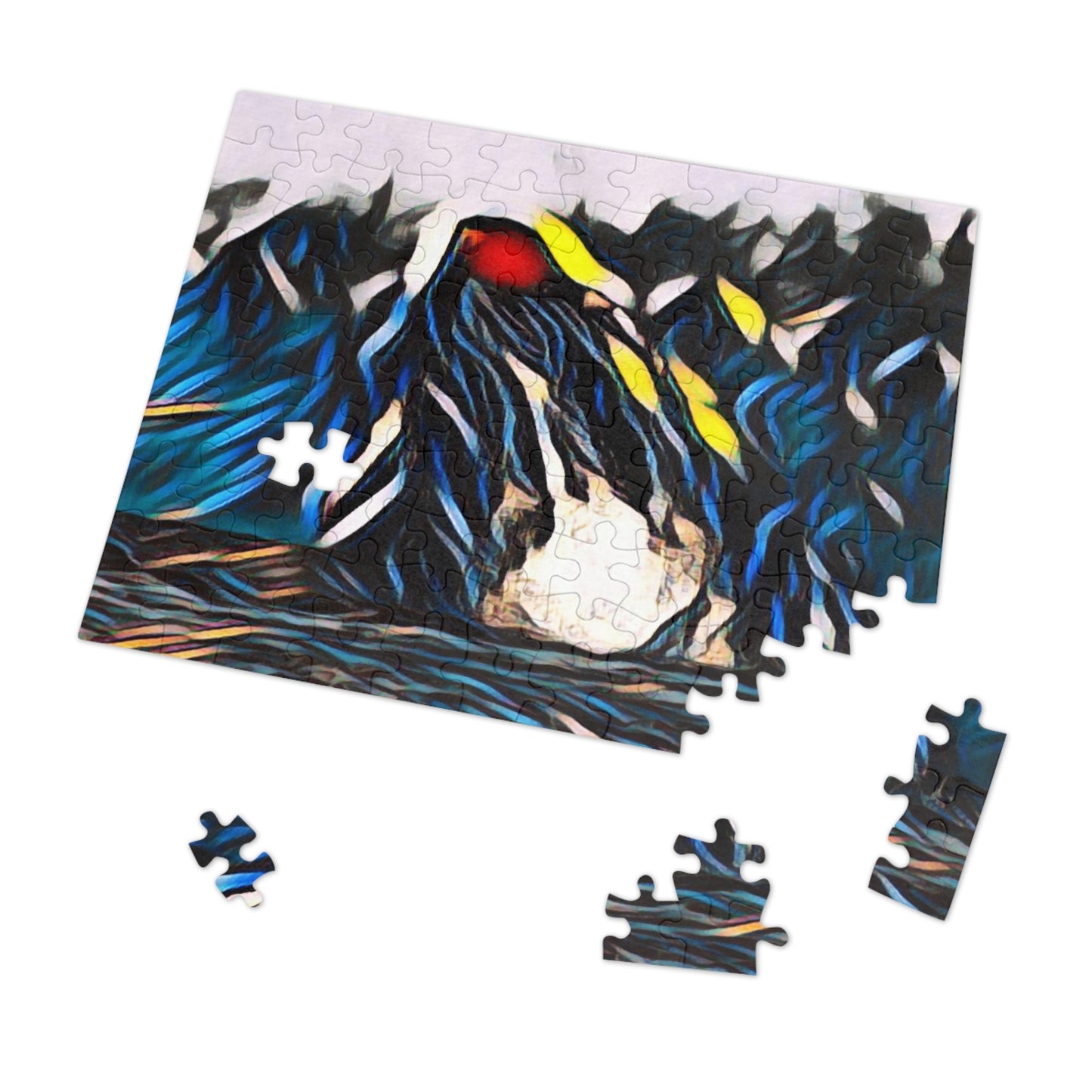 Jigsaw Puzzle (30, 110, 252, 500,1000-Piece) ... "Ken's Favourite Humpback Breach" ... Circa: 21st Century ... Maui, HI ... Original Works ...