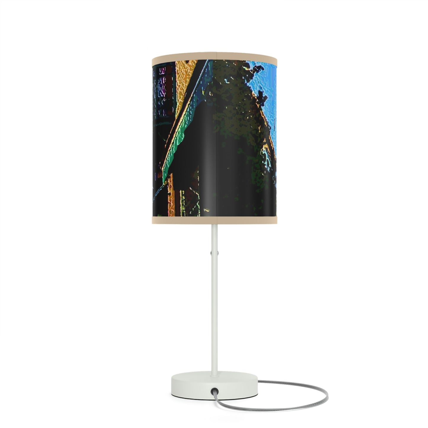 Lamp on a Stand, US|CA plug ...  Pioneer Square & Smith Tower ... 'That World Famous View' ... Colleague Supplied Photo ... Original Works ...