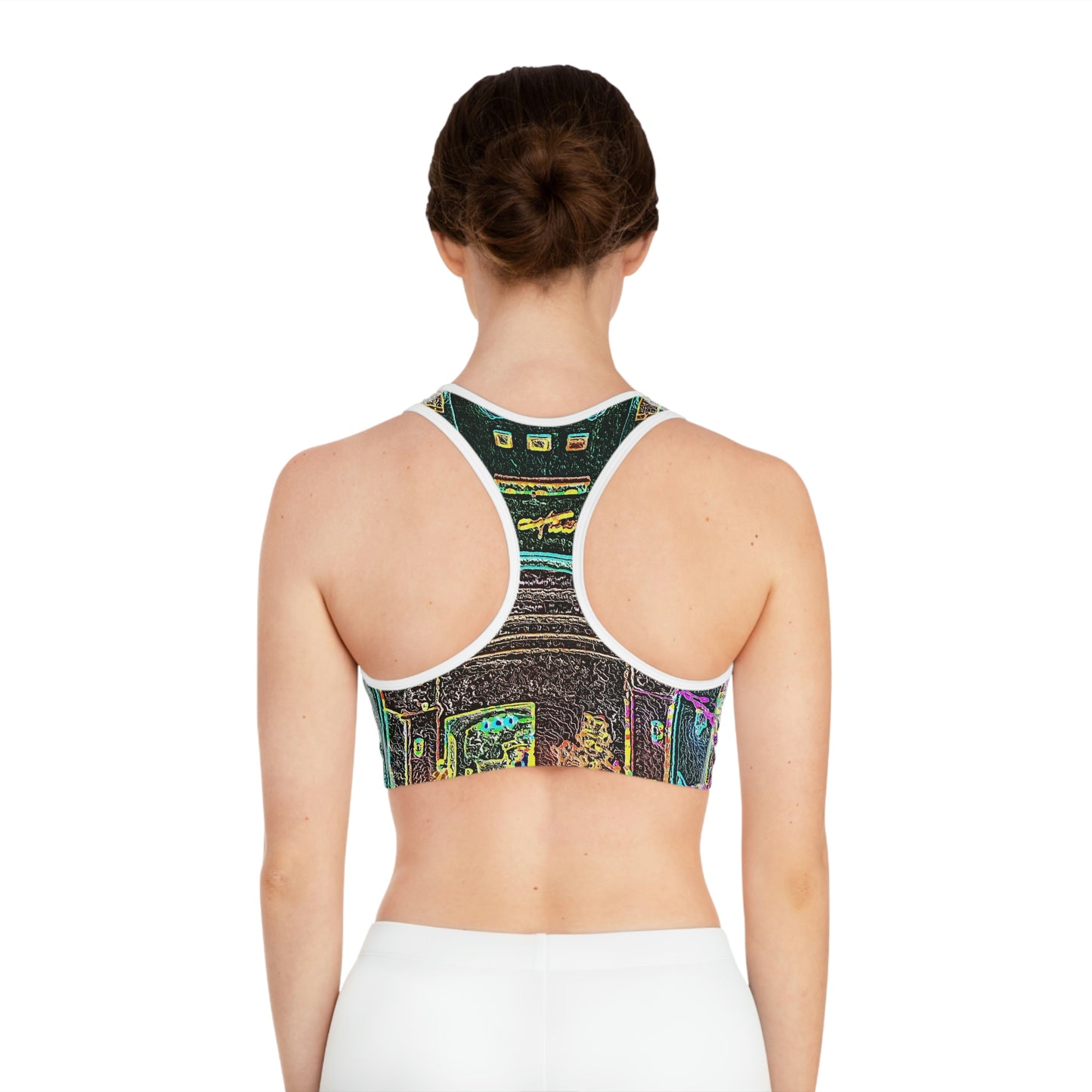 Sports Bra (AOP) ... "La Grande Entree" At: 'The Pink Palace' ... The Royal Hawai'ian ... Honolulu, HI ... '27Oct2014' ... Original Works ...