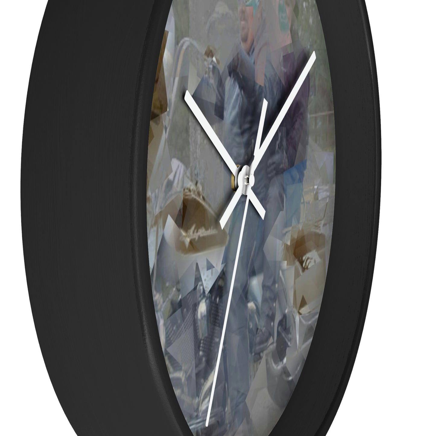 Wall clock ... The Open Road Beckons ... "Harley 'D' Yearnings ..."  Original Works ...