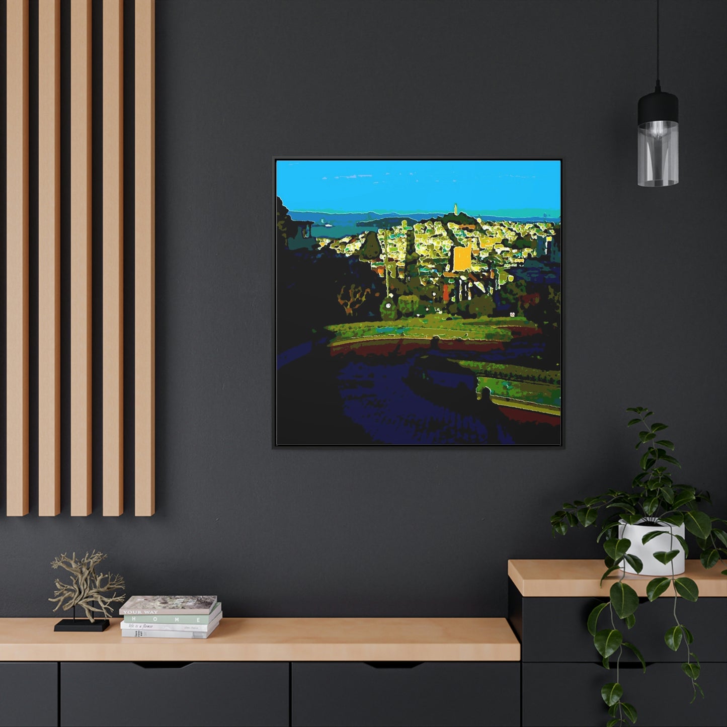 Gallery Canvas Wraps, Square Frame ...  "Lombard Street San Francisco, CA, USA" ... Family Archives 1970's ... Original Works ...