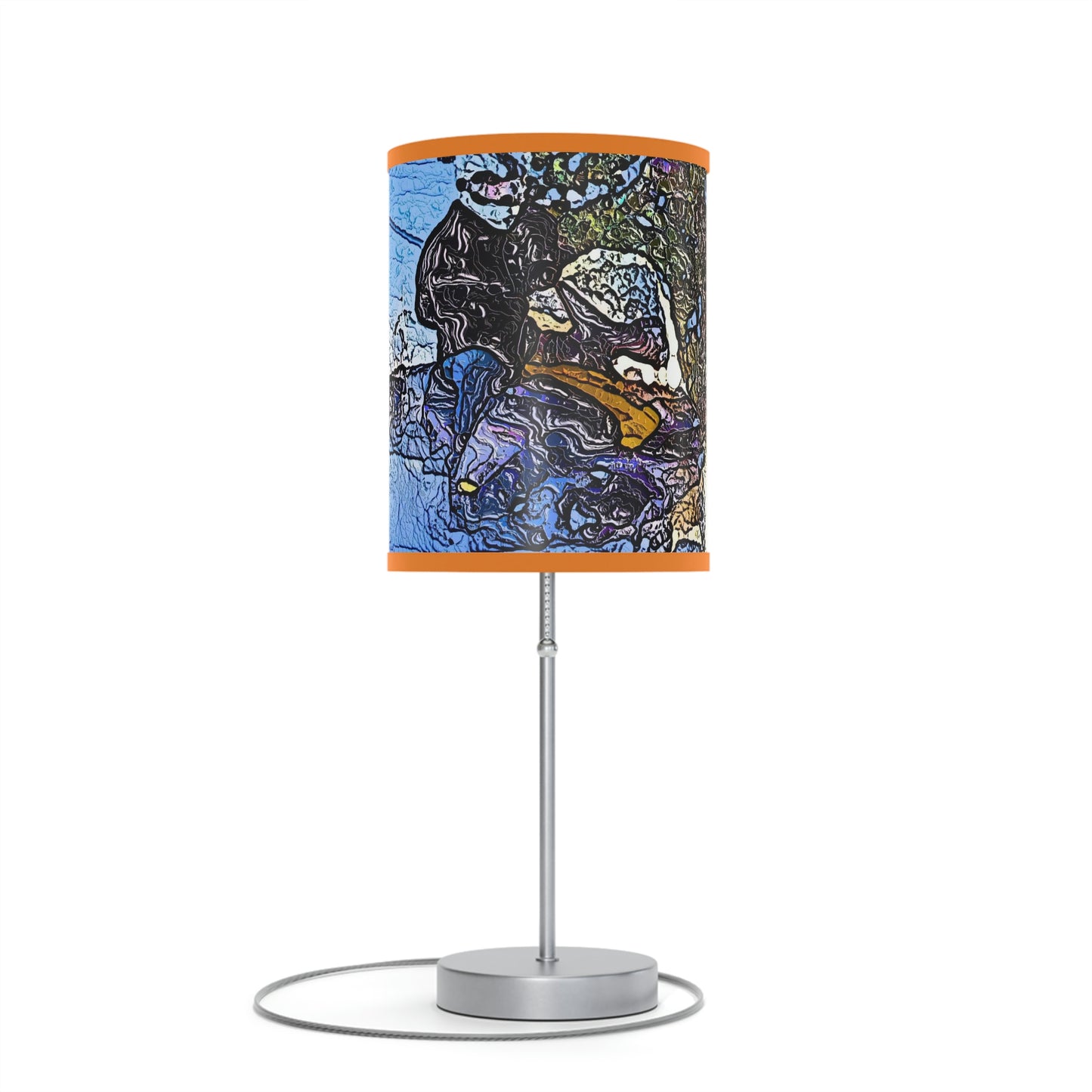 Lamp on a Stand, US|CA plug ... Blasting Through-The-Powder ... 'Central Idaho Mounains ... ' 2Dec22 ...