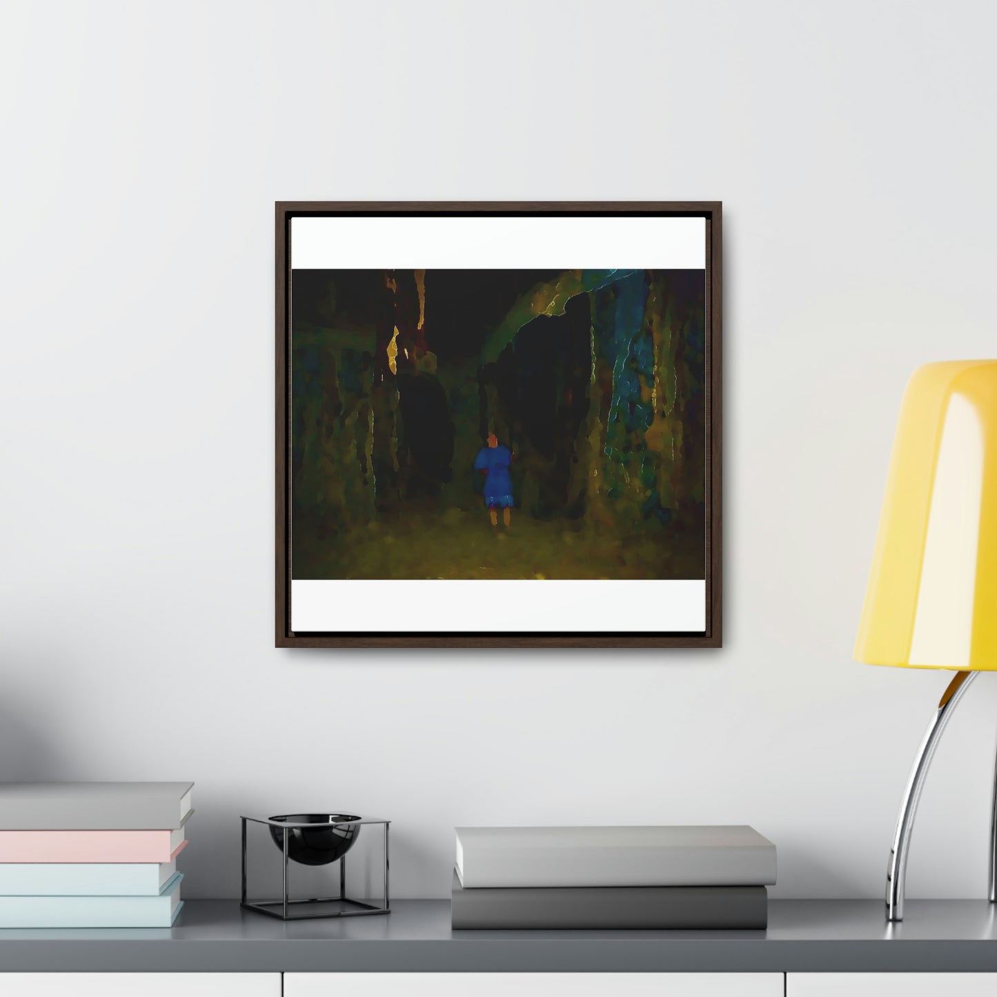 Gallery Canvas Wraps, Square Frame ... Jesuit Philosophy ... "In The Polynesian Banyans ..."