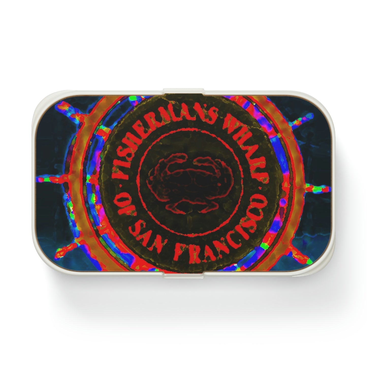 Bento Lunch Box ... "No.9 Fishermen's Grotto - Fishermen's Wharf, SF, California" ... Family Archives: 1970's ... Original Works ...