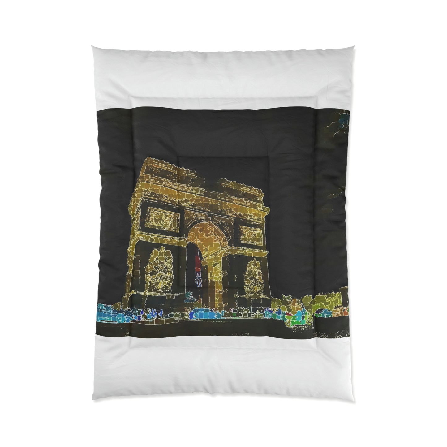 Comforter ...  L'Arc de Triomphe ... 'Barbara Joan Bonnell-Holt Photo' ... Circa 1972 ... Oringinal Works ...