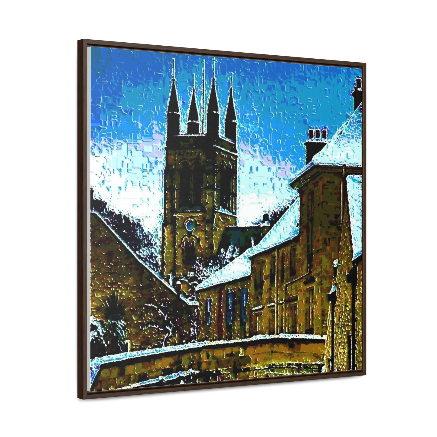 Gallery Canvas Wraps, Square Frame ... Walikng The Streets & Alleys ... 'Strolling The Canals ... '  ... Original Works  ...