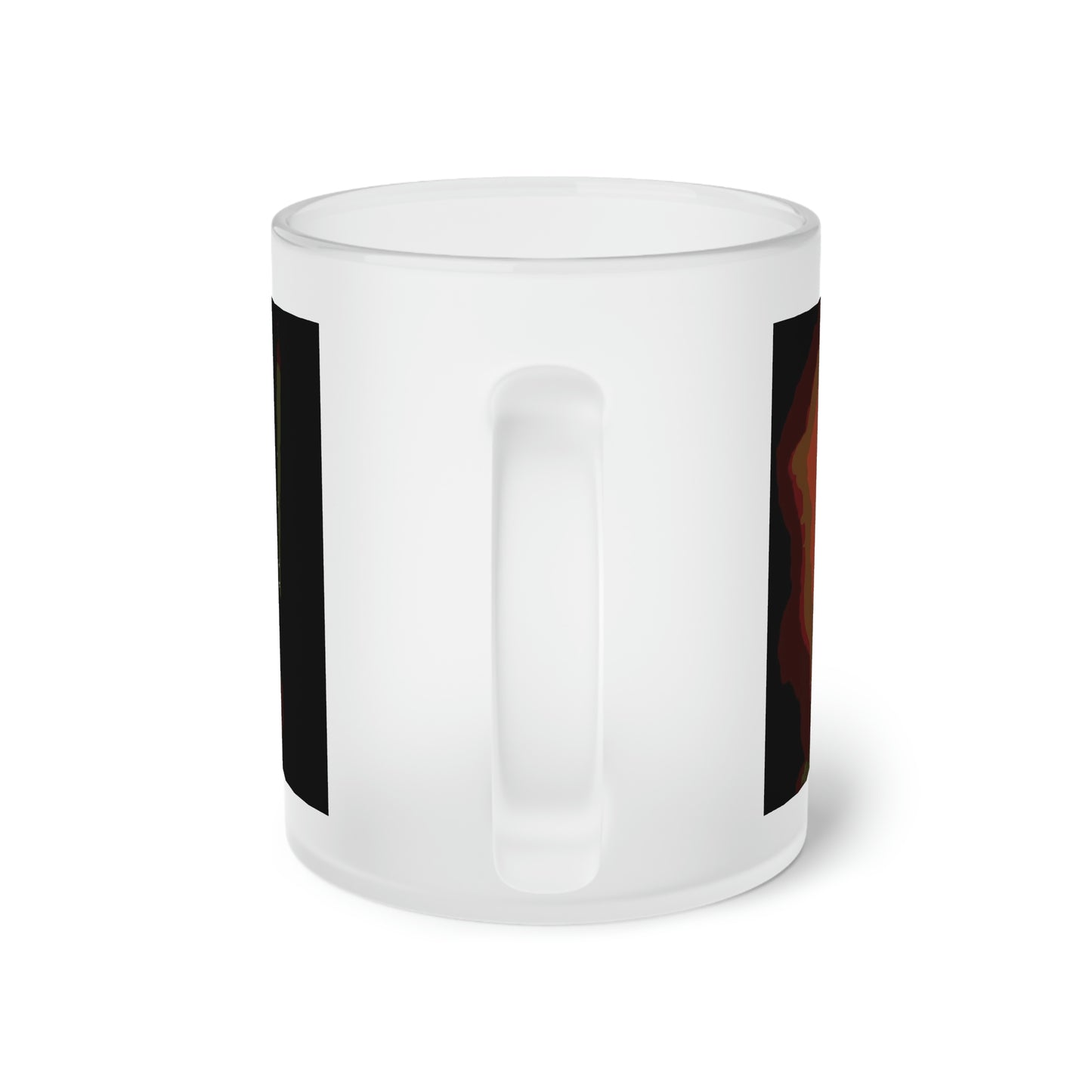 Frosted Glass Mug ... Ruger .357 Magnum Early-Morning-Target-Practice ... 'Circa April 2022' ... Original Works ...