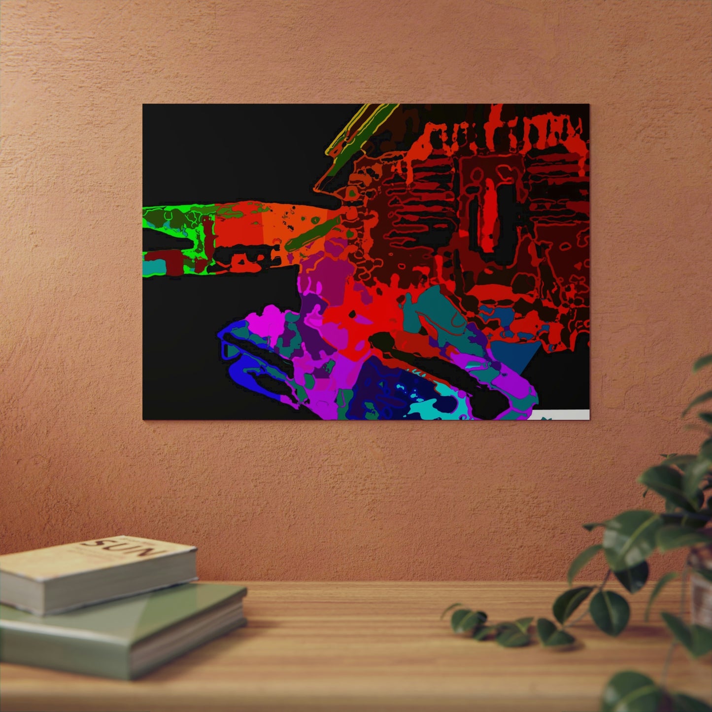 Aluminum Composite Panels ... "Lots of Color" ... 'The Reds, The Purples, The Pinks & The Blues ... All Contrasted Against The Black Of Snow' ... November 2022 ... Original Works ...