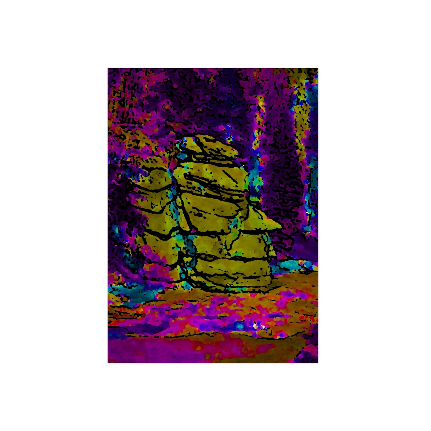 Aluminum Composite Panels ... "I Am Innocent ... I Am Innocent!" ... Nixon Rock_2 ... Central Idaho ... Original Works ...