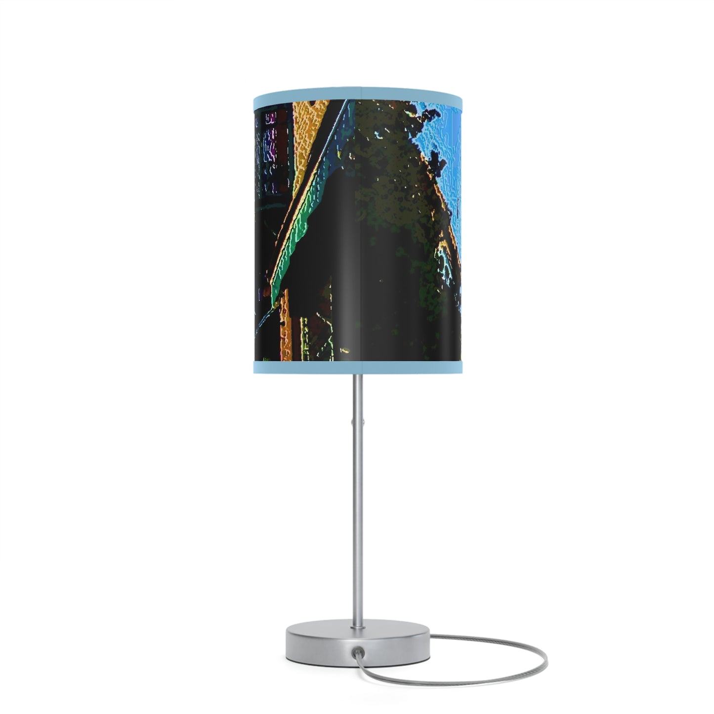 Lamp on a Stand, US|CA plug ...  Pioneer Square & Smith Tower ... 'That World Famous View' ... Colleague Supplied Photo ... Original Works ...