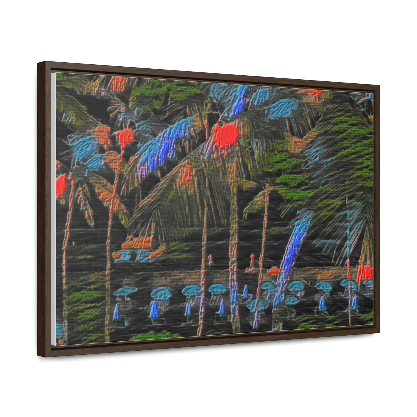 Gallery Canvas Wraps, Horizontal Frame ... "The Royal Hawai'ian: Waikiki Beach_Beach" ... Honolulu, HI ... Ocotber 2014 (Halloween) ... Original Works ...