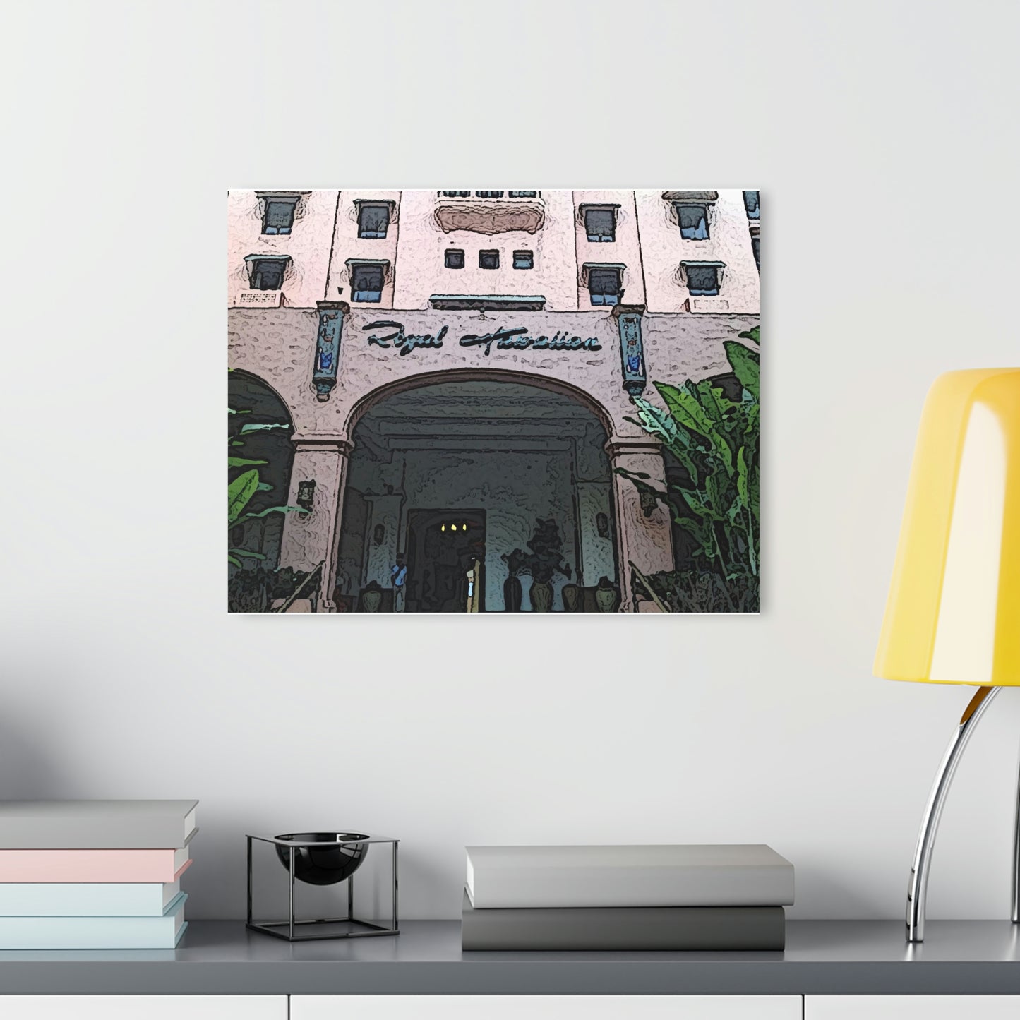 Acrylic Prints (French Cleat Hanging)  ...  "La Grande Entree" At: 'The Pink Palace' ... The Royal Hawai'ian ... Honolulu, HI ... '27Oct2014' ... Original Works ...