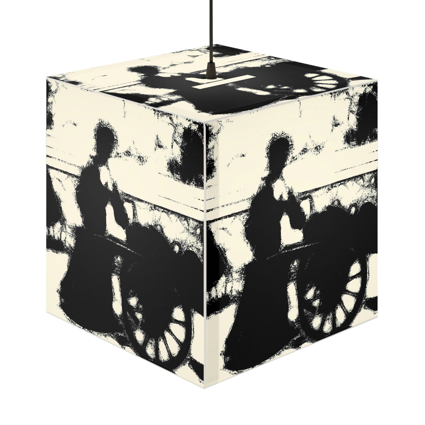 Light Cube Lamp ... Dublin's "Molly Malone Along Grafton Street" ... Cryin' Cockels & Muscles Alive-Alive-Oh ... Circa 2003 ... Original Works ...