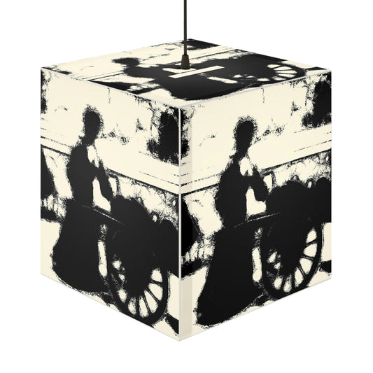 Light Cube Lamp ... Dublin's "Molly Malone Along Grafton Street" ... Cryin' Cockels & Muscles Alive-Alive-Oh ... Circa 2003 ... Original Works ...