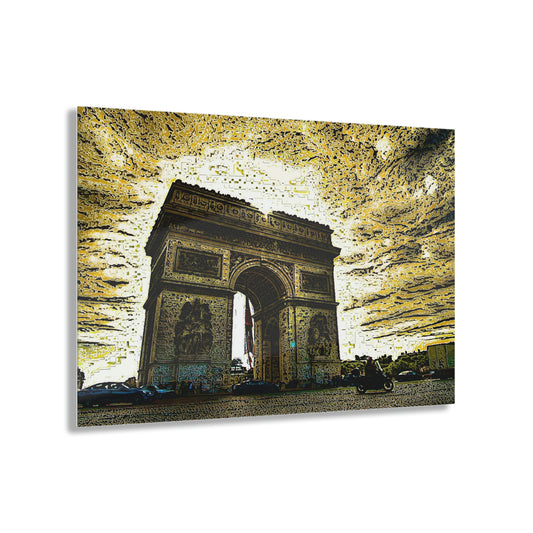 Acrylic Prints ...  L'Arc de Triomphe ... 'Barbara Joan Bonnell-Holt Photo' ... Circa 1972 ... Oringinal Works ...