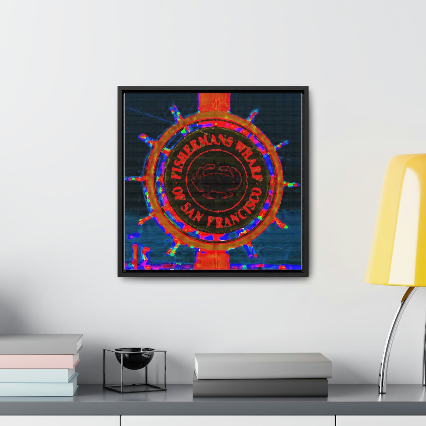 Gallery Canvas Wraps, Square Frame ... "No.9 Fishermen's Grotto - Fishermen's Wharf, SF, California" ... Family Archives: 1970's ... Original Works ...