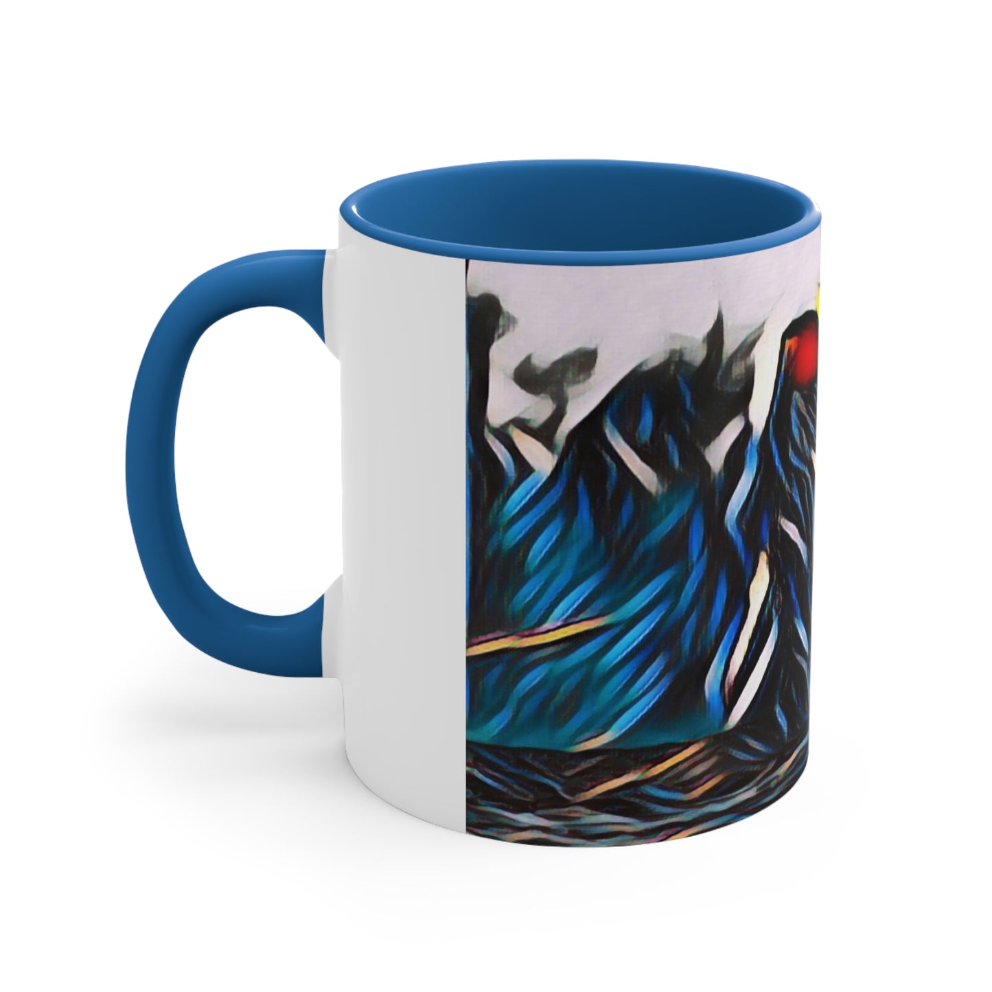 Accent Coffee Mug, 11oz ... "Ken's Favourite Humpback Breach" ... Circa: 21st Century ... Maui, HI ... Original Works ...
