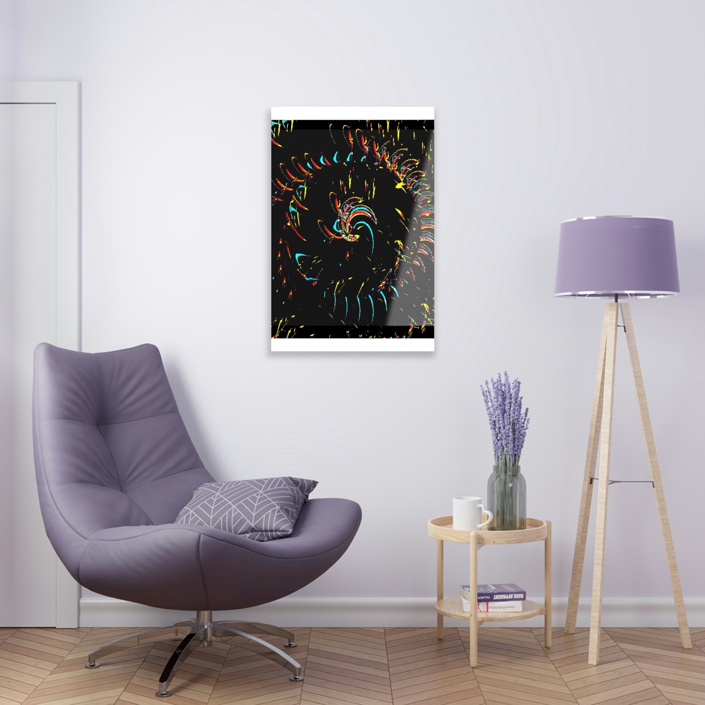Acrylic Prints ... "Waning Moon" ... Central Idaho ... October 2022 ... Rendering Time: 22 Hours ... Original Works ...