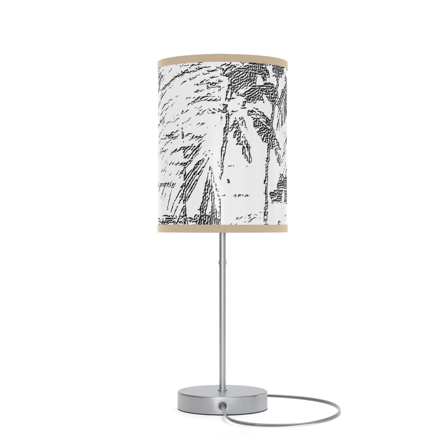 Lamp on a Stand, US|CA plug ... "The Royal Hawai'ian: Waikiki Beach_Beach" ... Honolulu, HI ... Ocotber 2014 (Halloween) ... Original Works ...