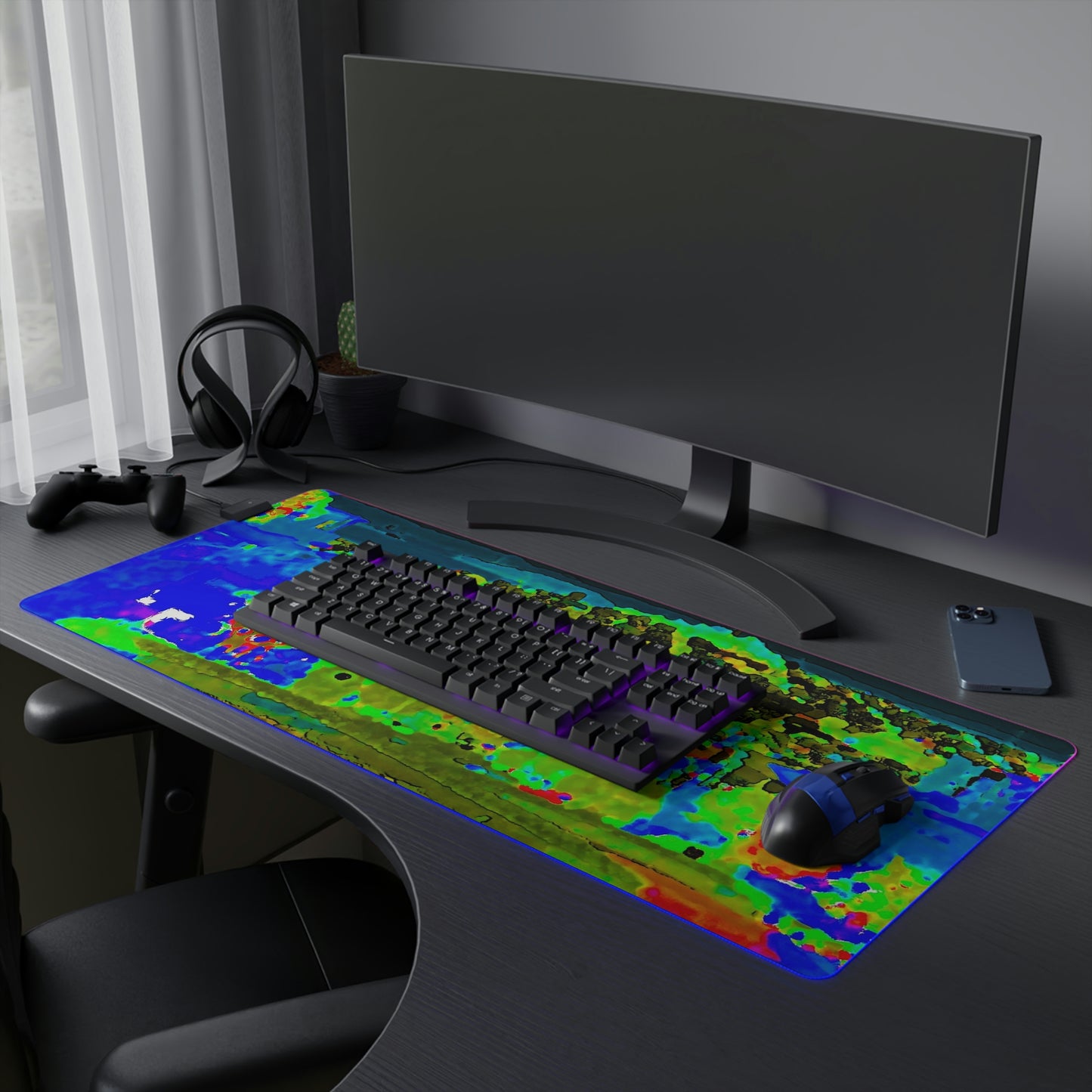 LED Gaming Mouse Pad ... "Lombard Street San Francisco, CA, USA" ... Family Archives 1970's ... Original Works ...