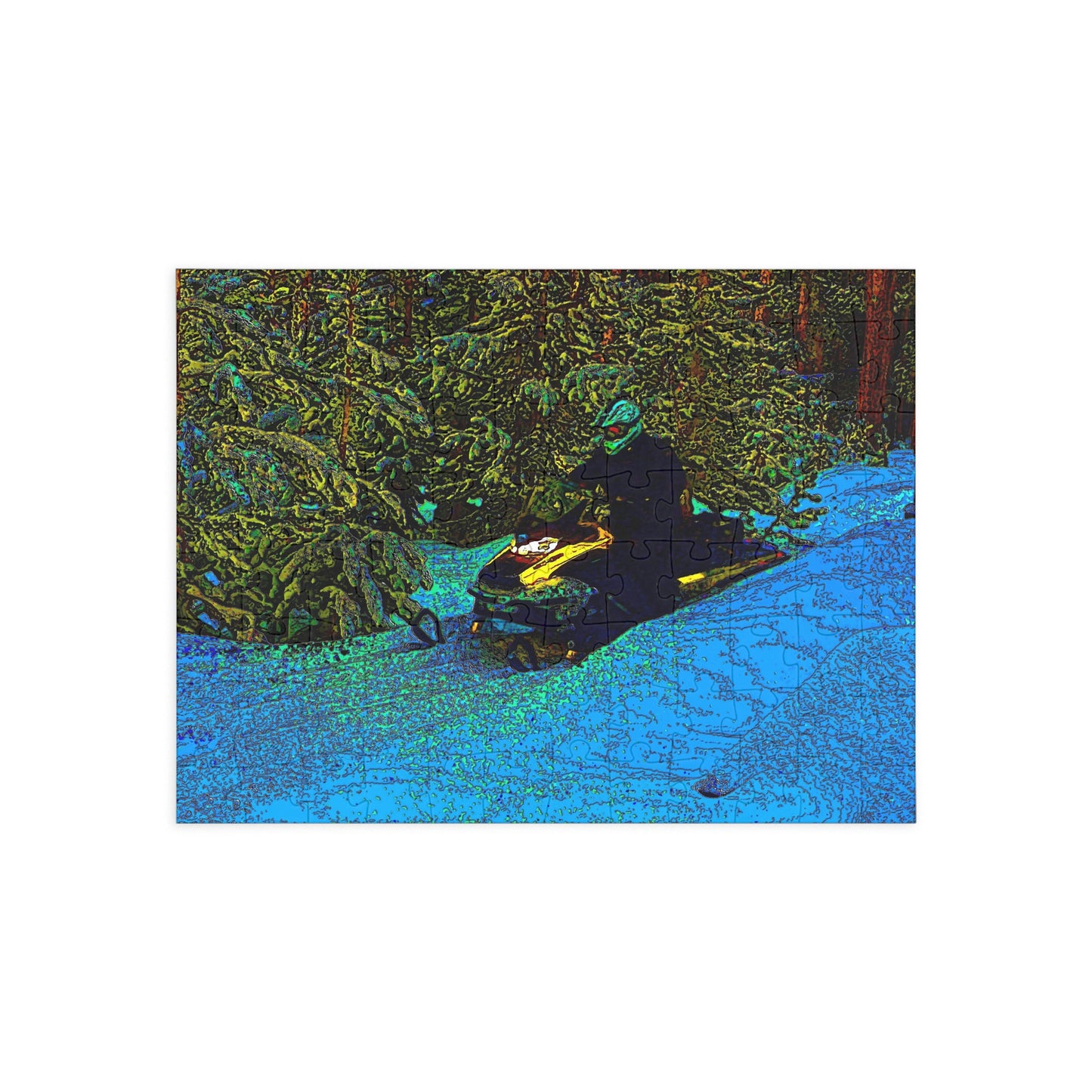 Puzzle (96, 252, 500, 1000-Piece) ... Yep ... "Another Day ... Riding Through The Wilderness ... " ... February 2023 ... Original Works ...