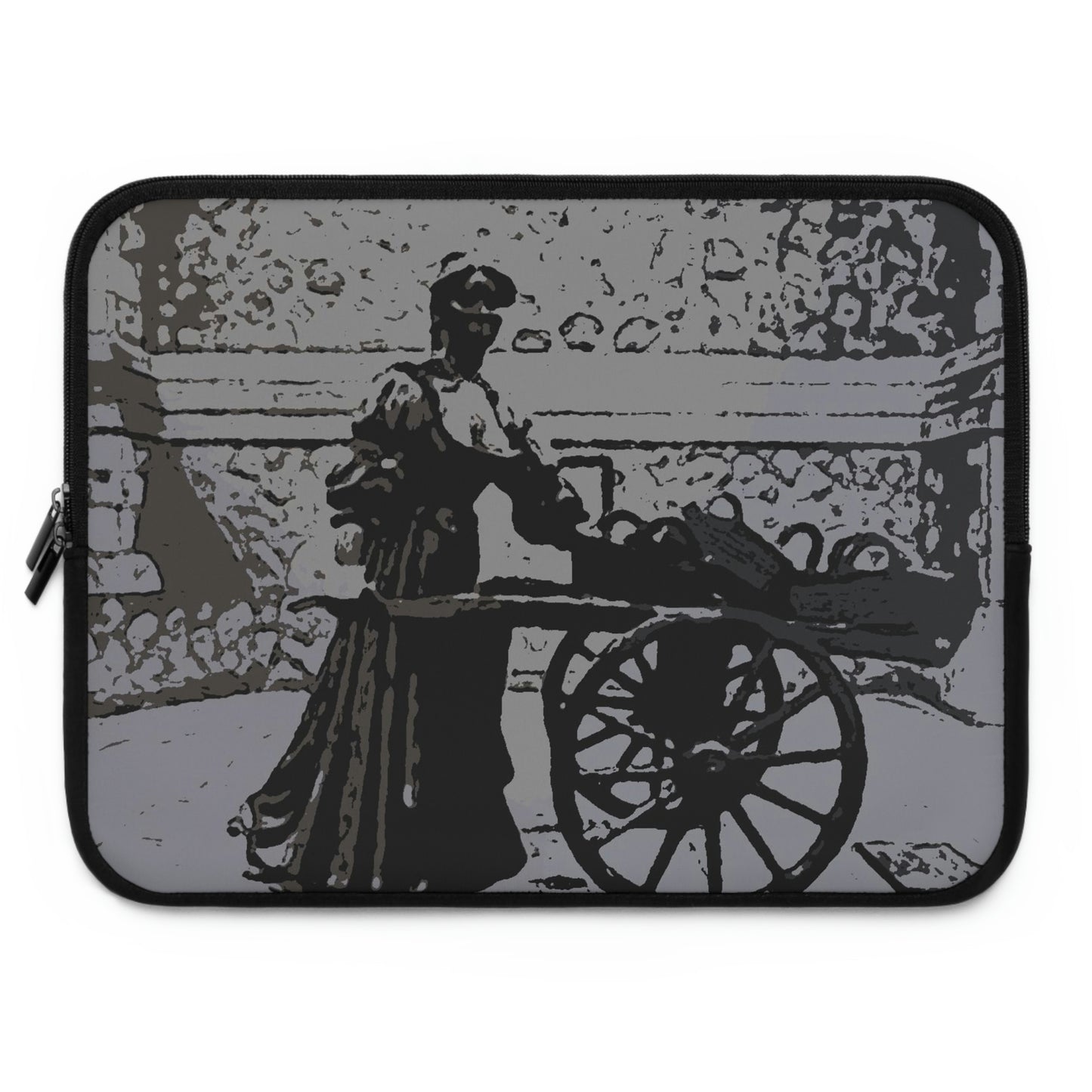 Laptop Sleeve ... Dublin's "Molly Malone Along Grafton Street" ... Cryin' Cockels & Muscles Alive-Alive-Oh ... Circa 2003 ... Original Works ...