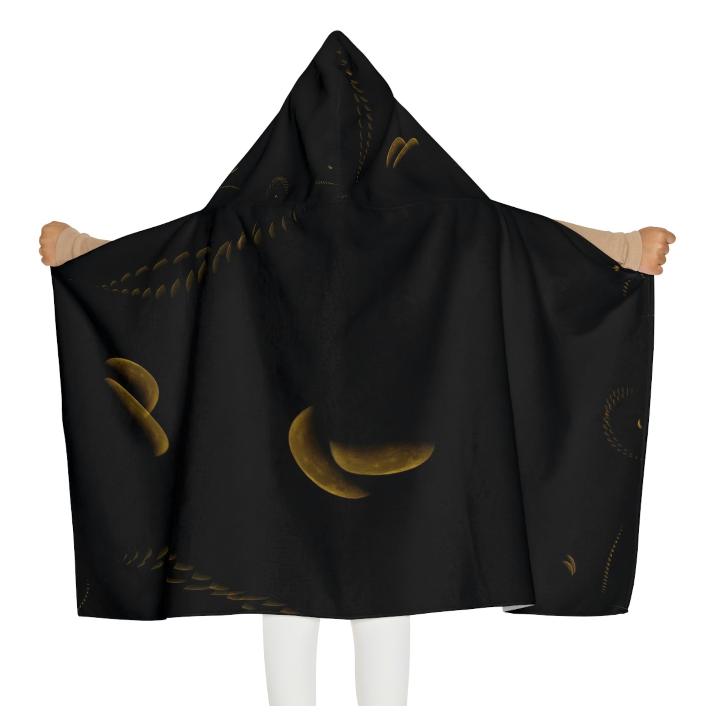 Youth Hooded Towel ... Regardez-La-Lune ... "One Shot: Moon Only: Processed 16 Hours ..." ...