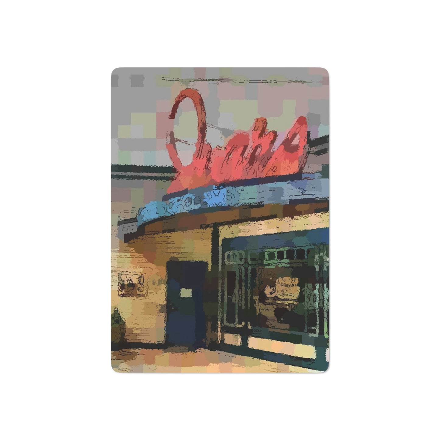 Custom Poker Cards ...  In-A-Hurry & Stressed? ... Remember: Keep "Clam" ... Clam_Happy ...  'Ivars: Seattle Waterfront' ... Personal Archives ... Original Works ...