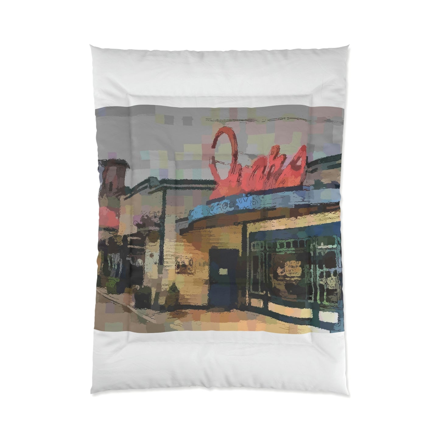 Comforter ... In-A-Hurry & Stressed? ... Remember: Keep "Clam" ... Clam_Happy ...  'Ivars: Seattle Waterfront' ... Personal Archives ... Original Works ...