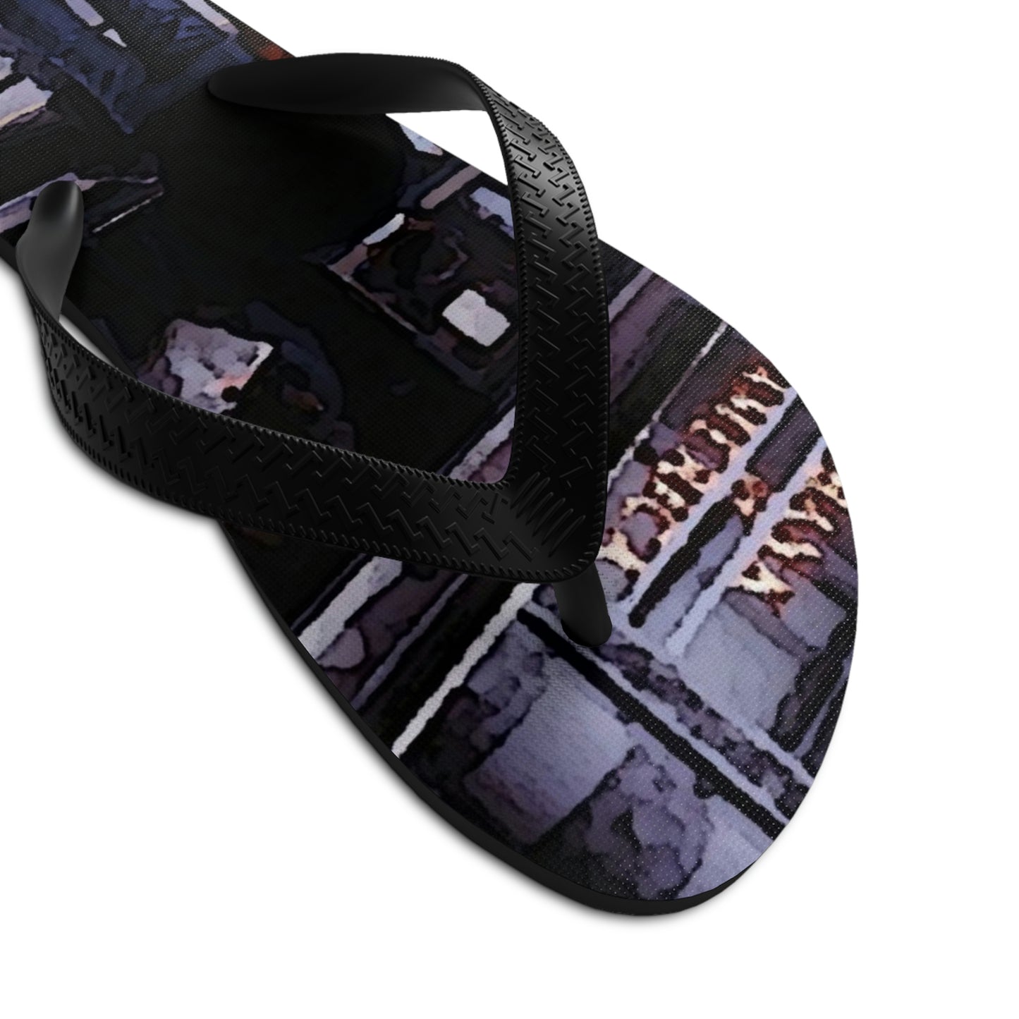 Unisex Flip-Flops ... San Francisco ... 'Rice-A-Roni-A-San Francisco Treat' ... "A Cable Car Classic" ... Family Archives: 1973 ... Original Works ...