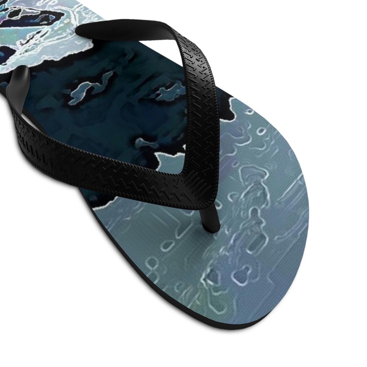 Unisex Flip-Flops ...  Seattle Columbia Cup On Lake Washington ... "Dave Wilcox Heads For The Win" ... Associate Gift-Photo ... Original Works ...