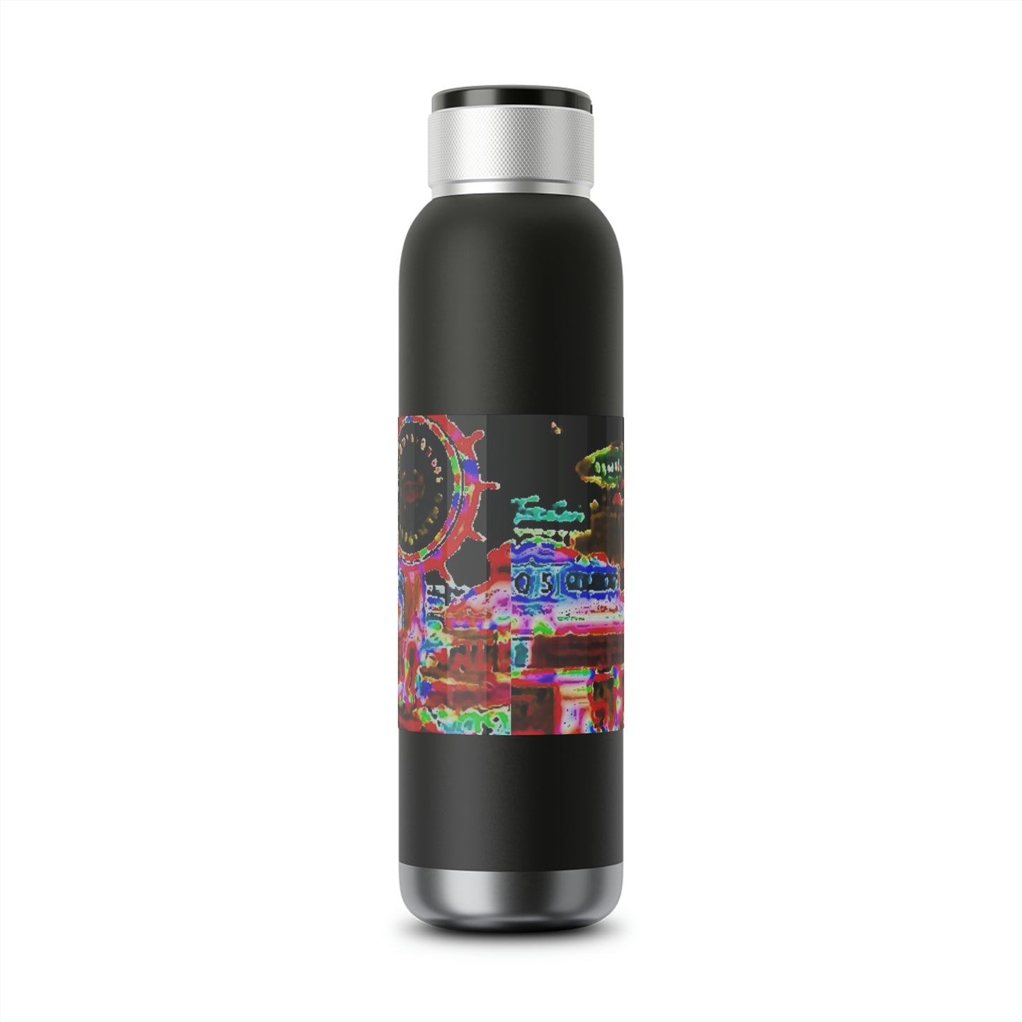 Soundwave Copper Vacuum Audio Bottle 22oz ... "No.9 Fishermen's Grotto - Fishermen's Wharf, SF, California" ... Family Archives: 1970's ... Original Works ...