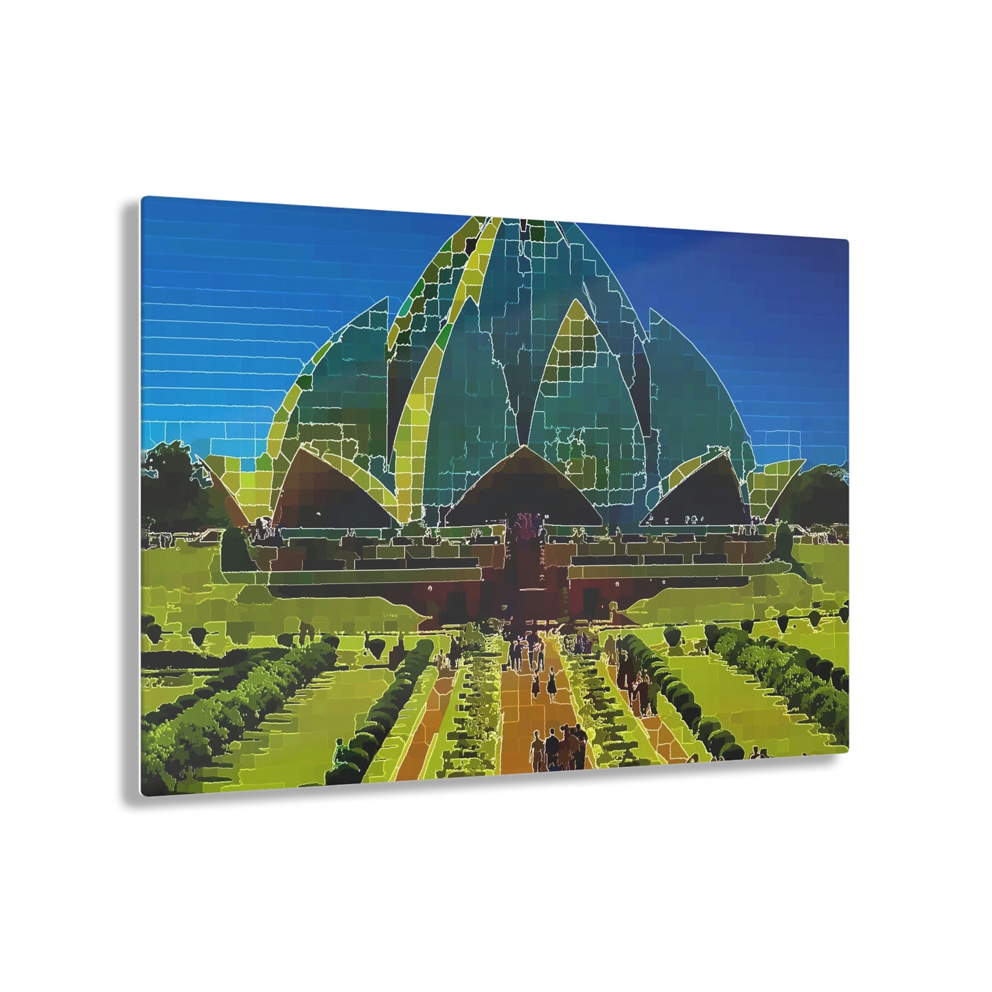Acrylic Prints ... 'Bahai'i House-Of-Worship' ... "Lotus Temple: Delhi, India, 2008" ... Original Works ...