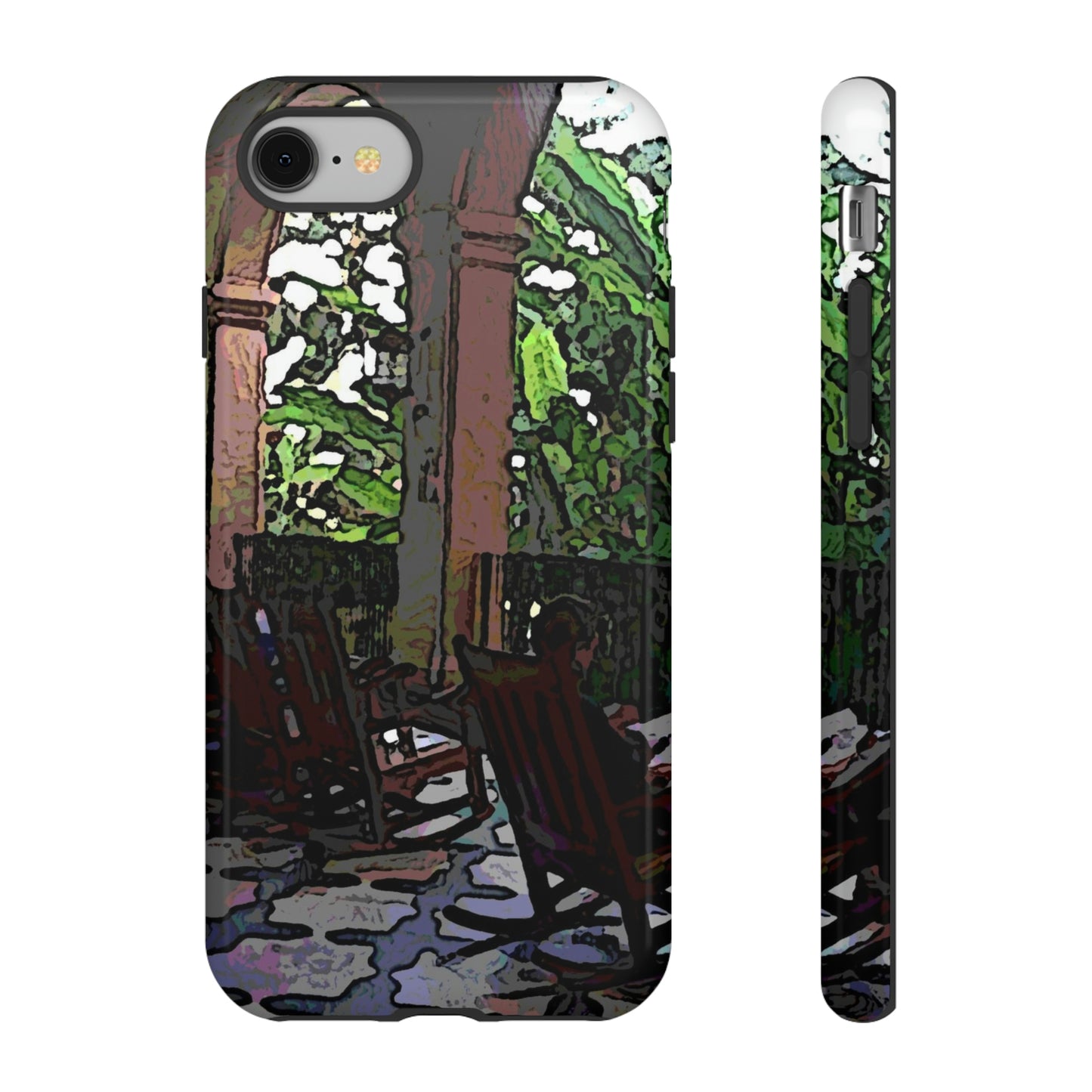 Tough Cases ... Lanai & Rocking Chairs At: 'The Pink Palace' ... The Royal Hawai'ian ... Honolulu, HI ... '27Oct2014' ... Original Works ...